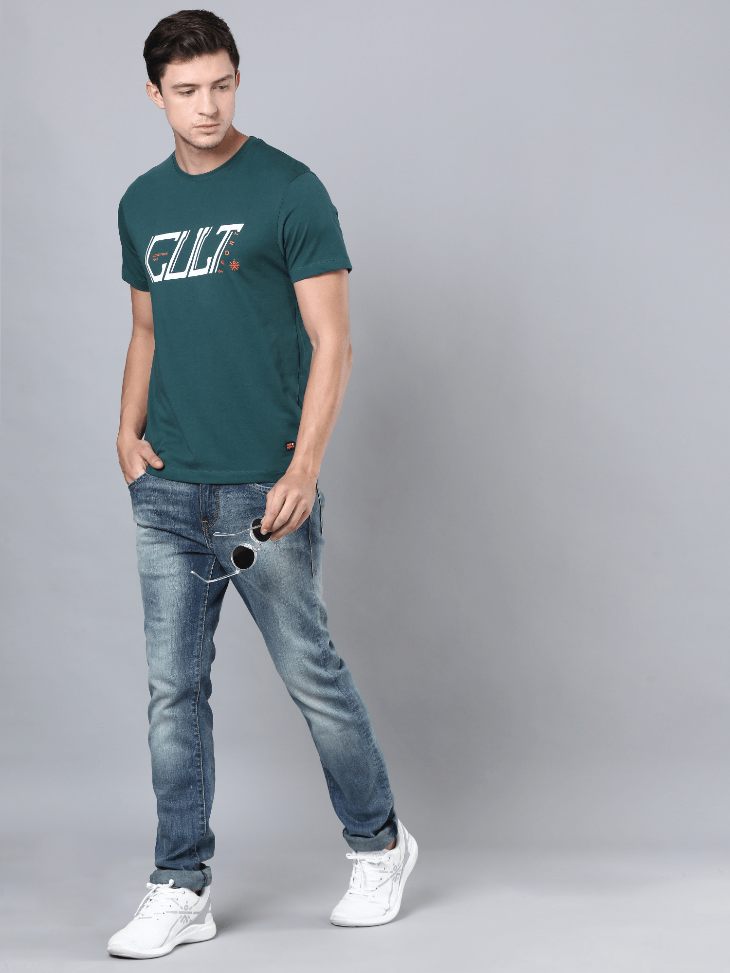 Everyday Signature Teal Casual Tee