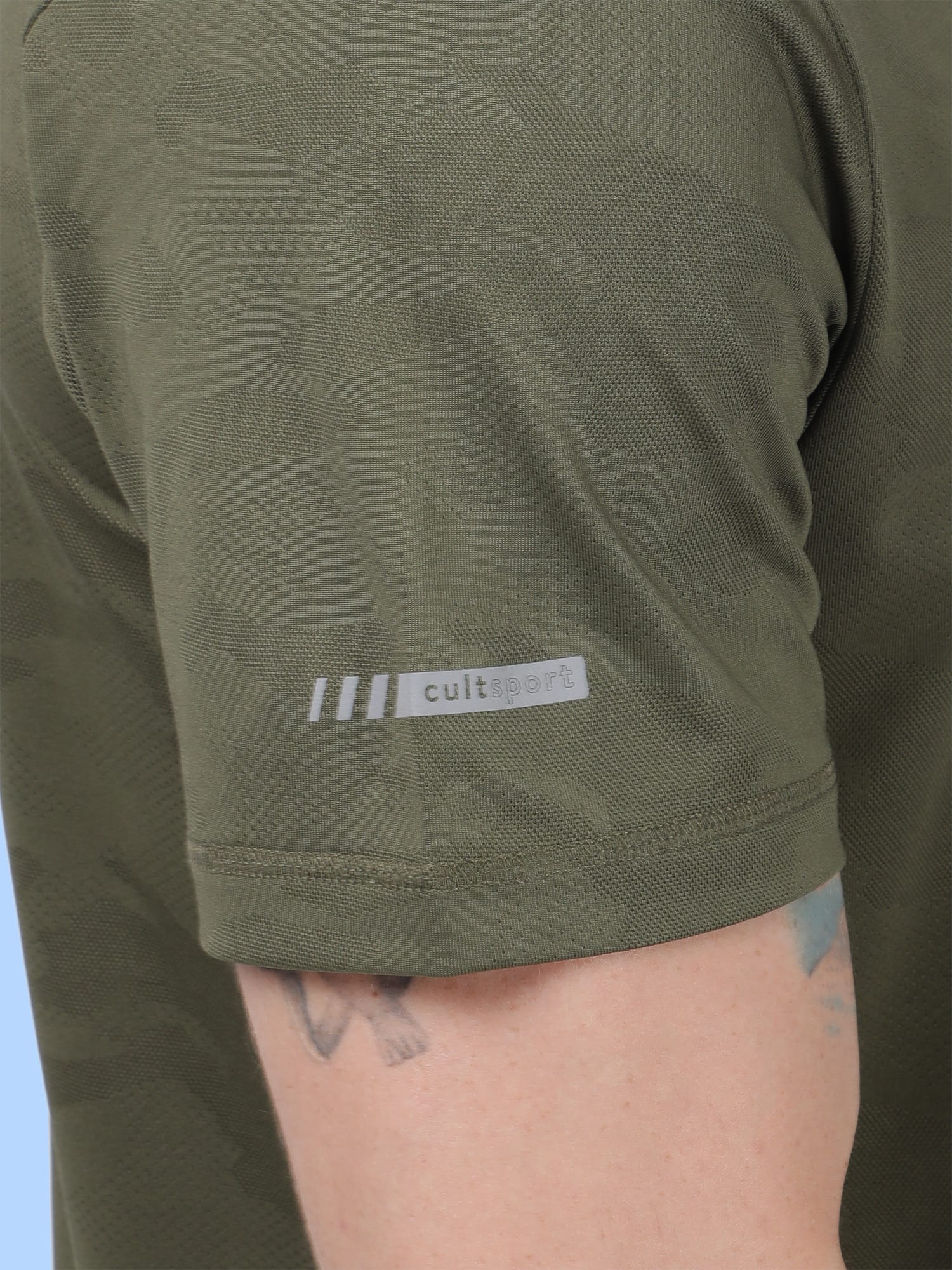 Vital Blaze Olive Running Relaxed Tee