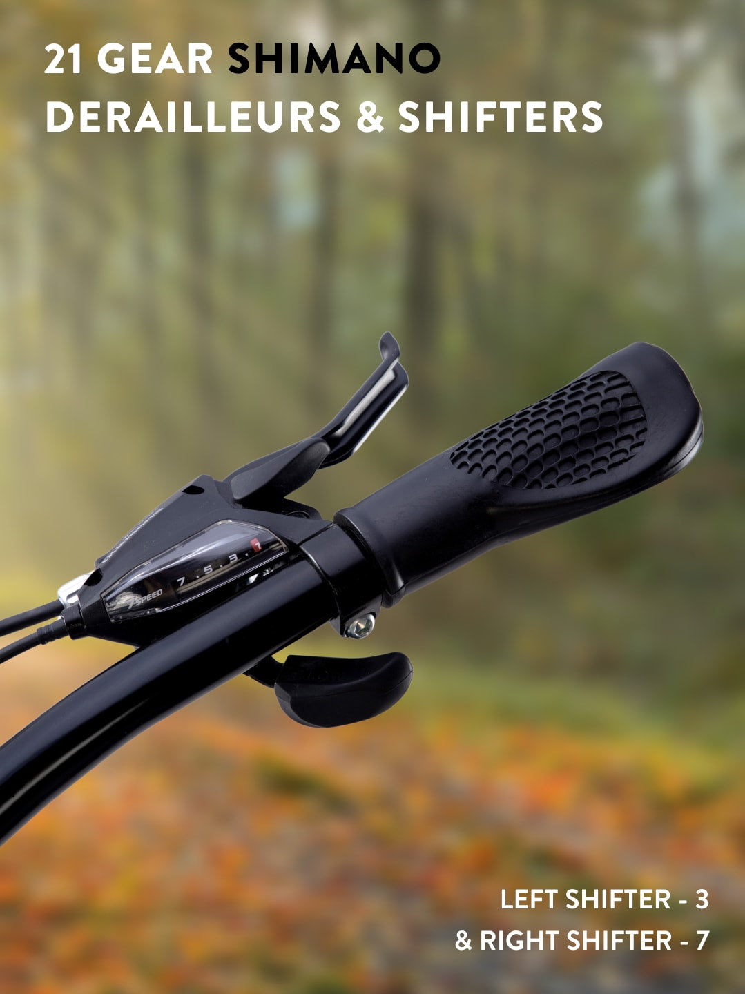 DAUNTLESS21S24TBLACKGREEN Steel 21 Speed Shimano Gear 24 inch Mountain Cycle, Dual Disc Brake, Front Suspension, Double Wall Rim