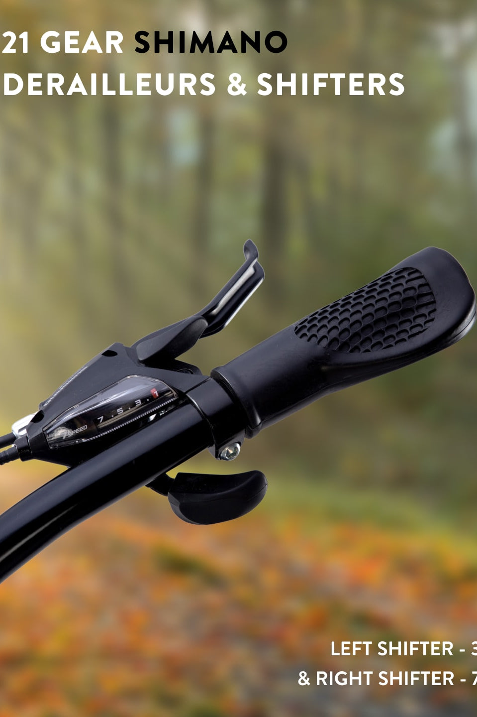 DAUNTLESS21S24TBLACKGREEN Steel 21 Speed Shimano Gear 24 inch Mountain Cycle, Dual Disc Brake, Front Suspension, Double Wall Rim