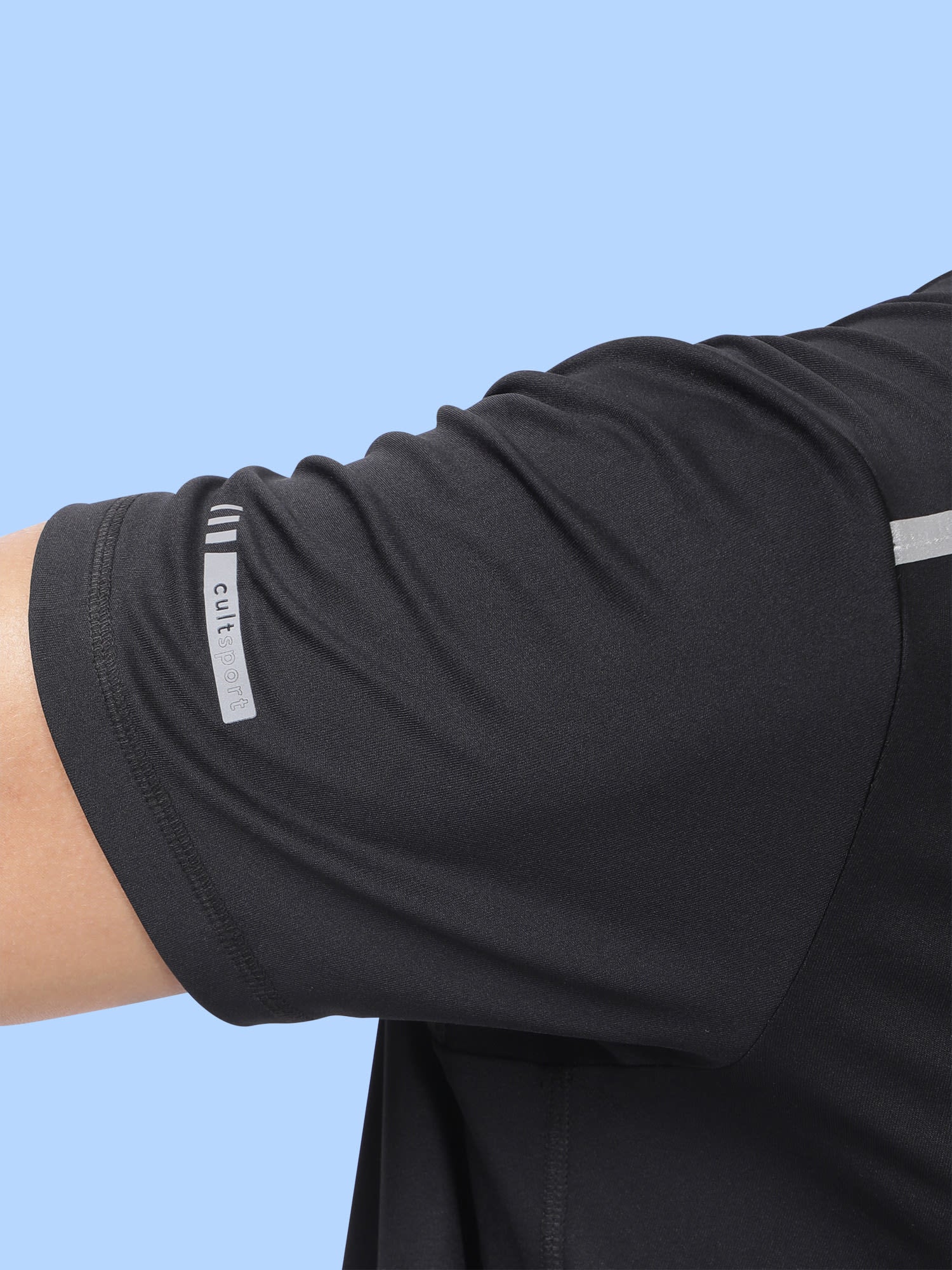 Vital Vent Black Running Relaxed Tee