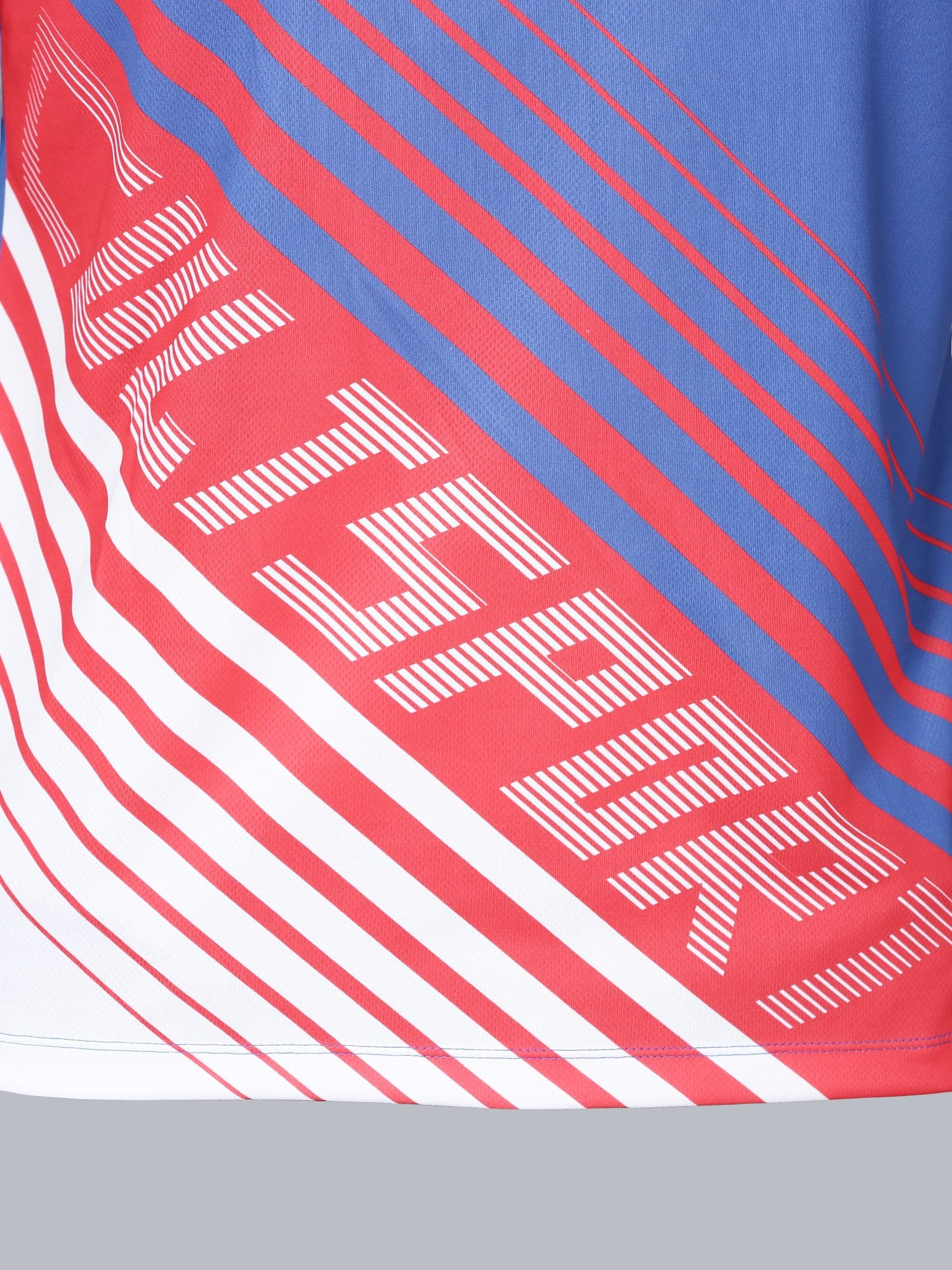 Dugout Slash Blue Running Tee