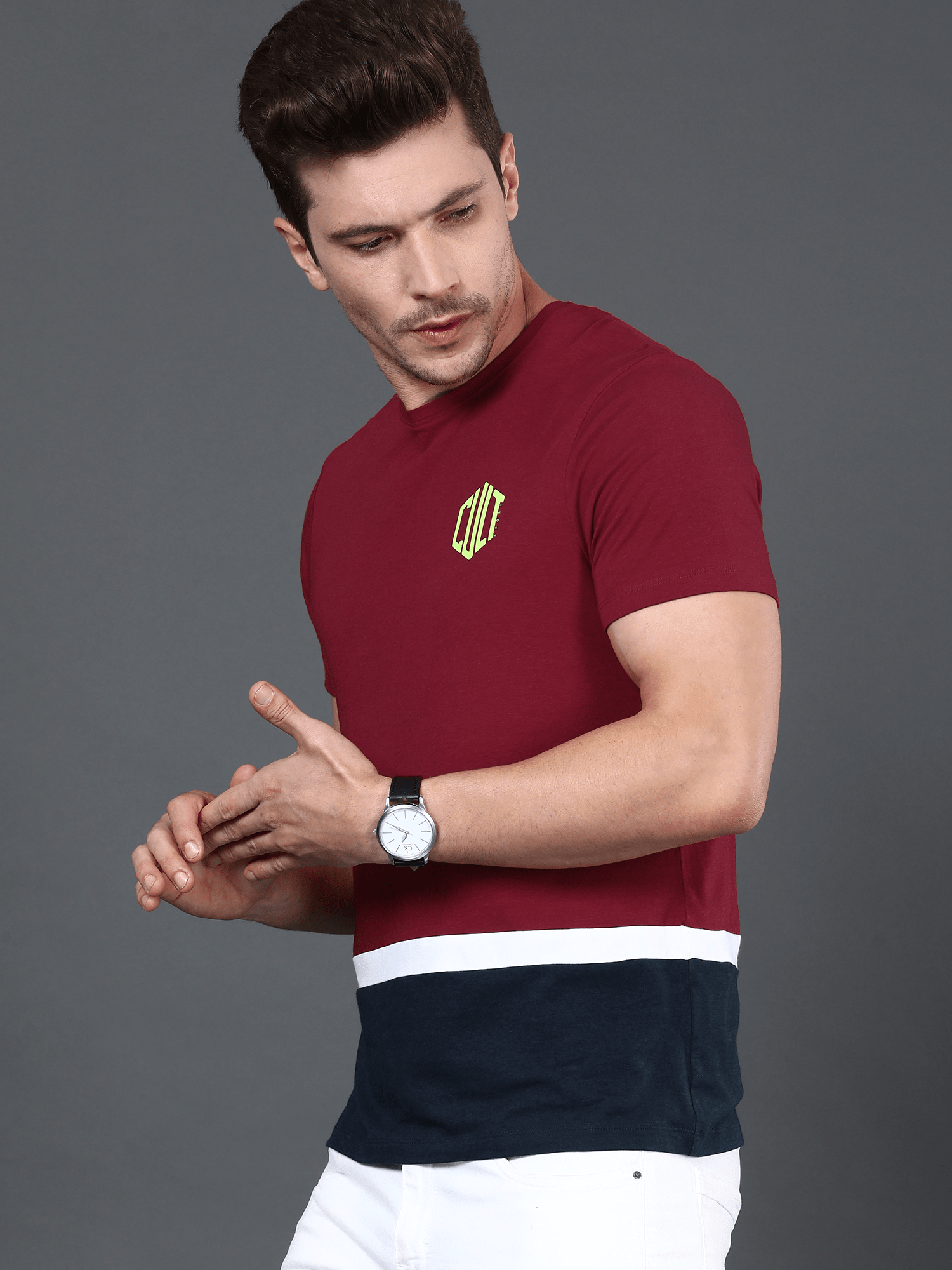 Bamboo Cloud Burgundy Casual Tee