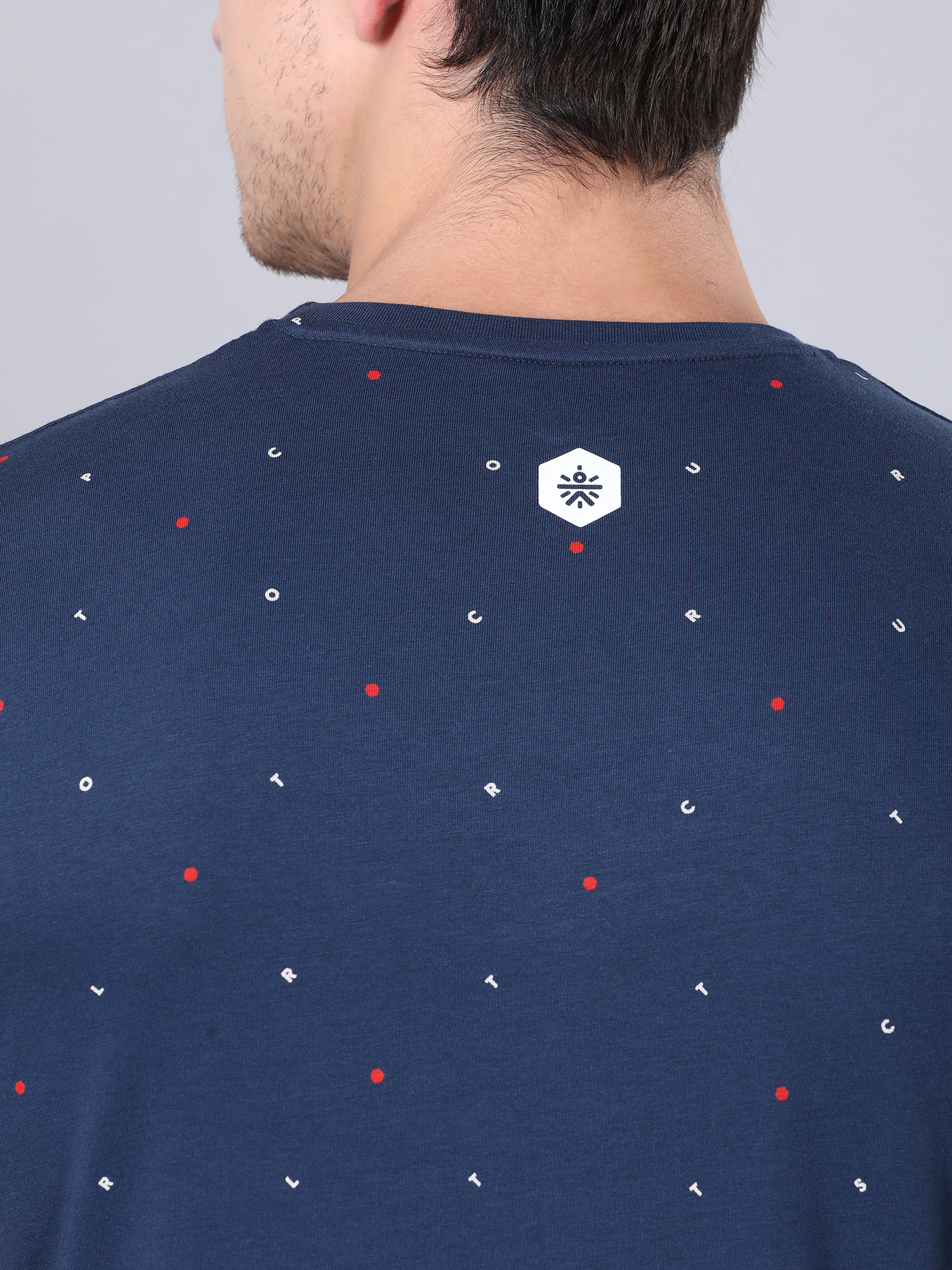 Everydays alpha navy Cotton Tee