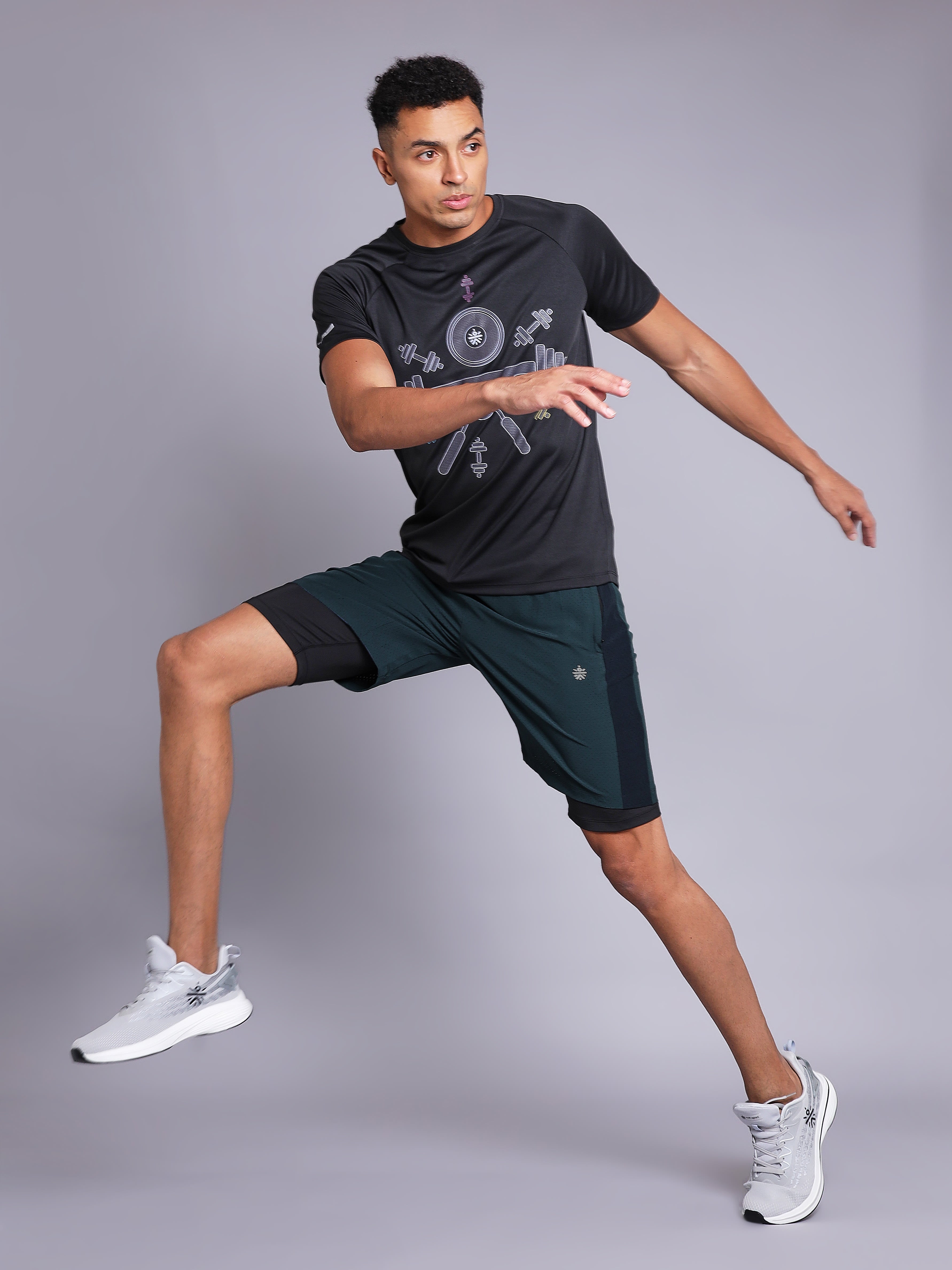 Running Shorts with Inner Tights