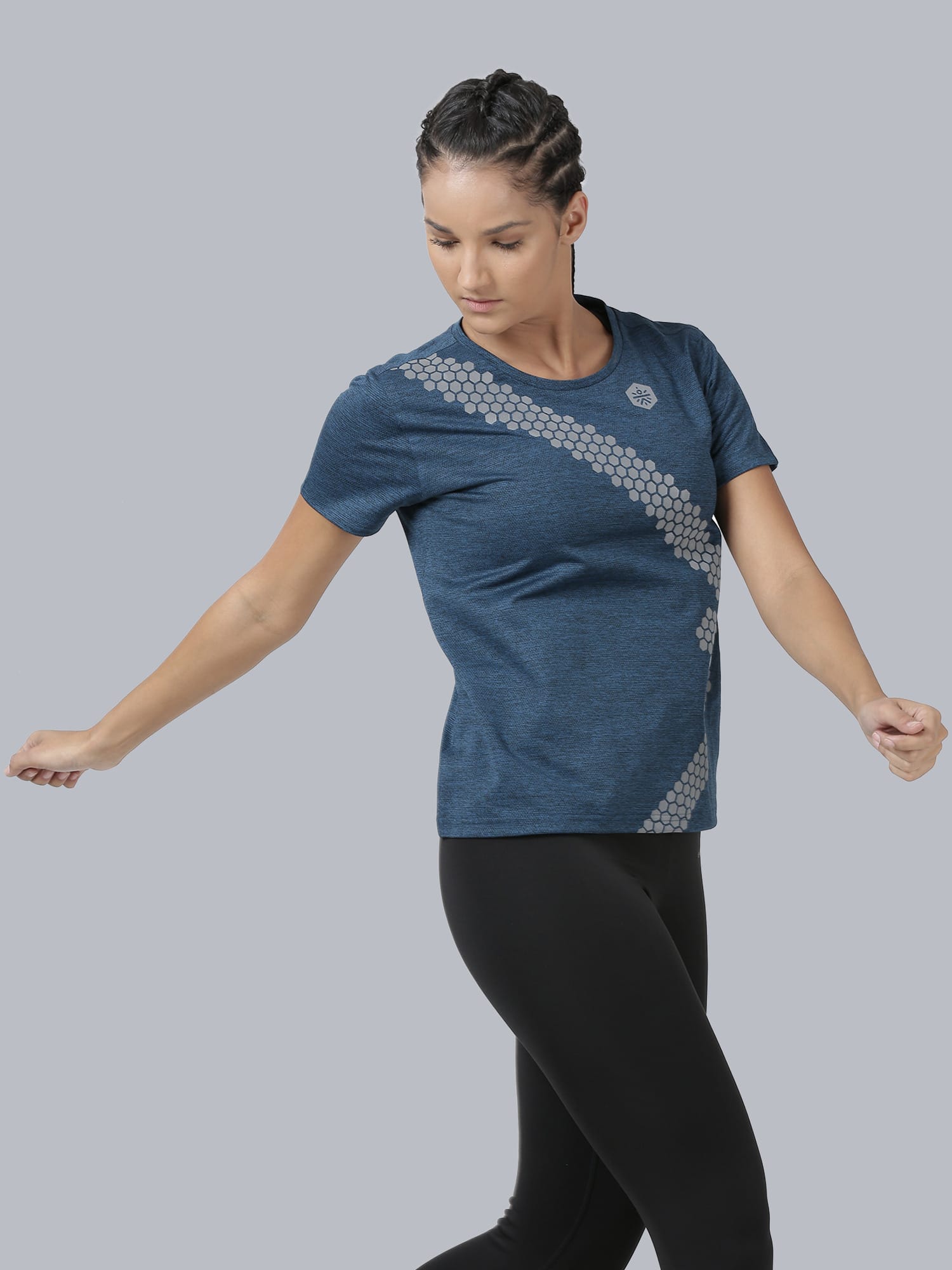 Blakout Blaze Teal Slim Tee