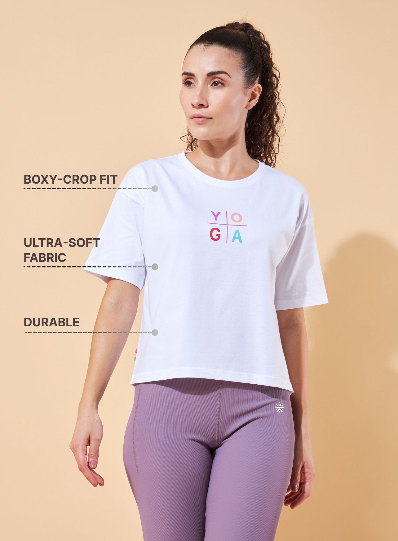 Yoga Cotton Boxy Graphic T-shirt