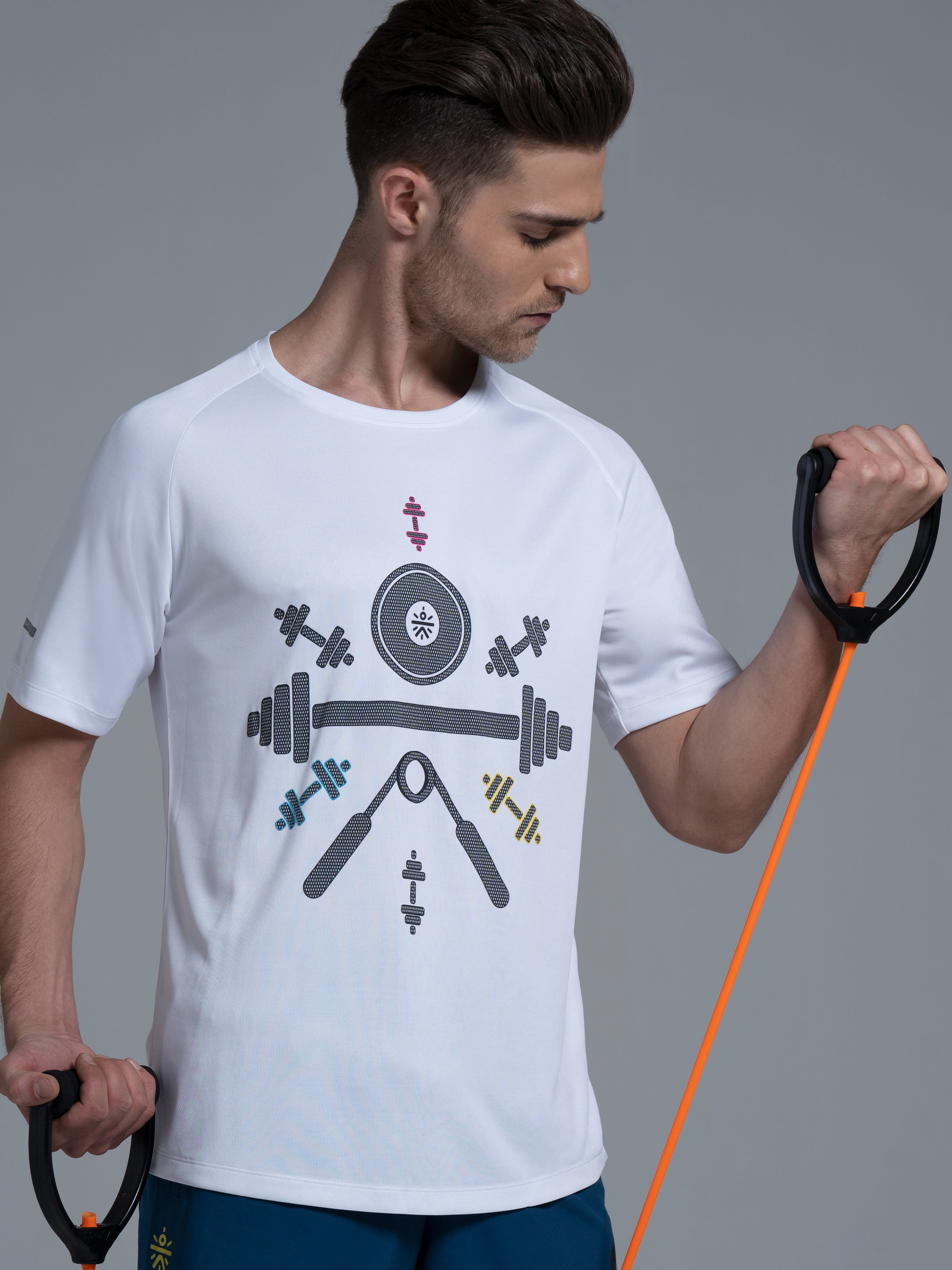 Men's Dumbbell Training T-shirt