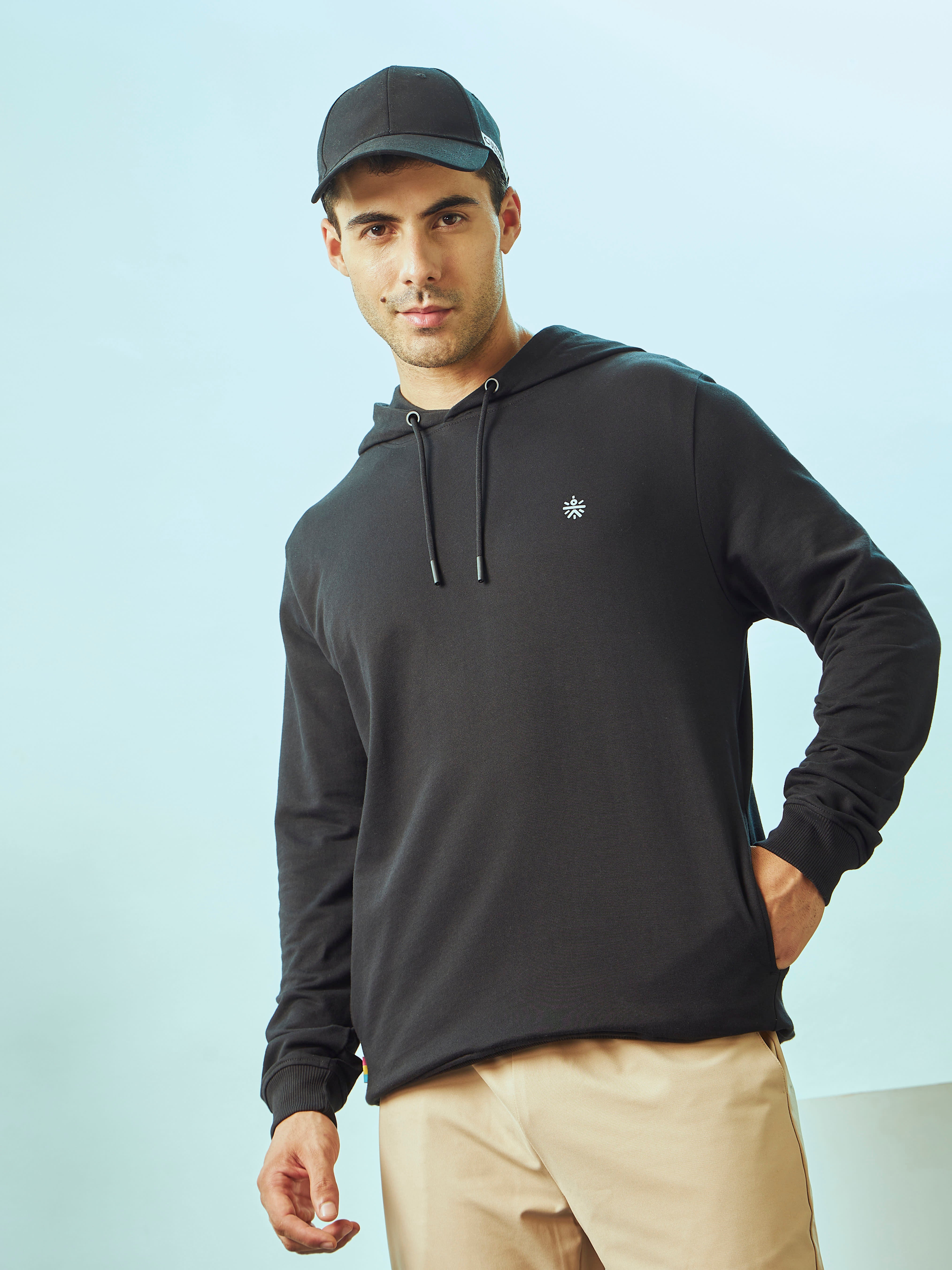 Hooded Sweatshirt with Side Pockets