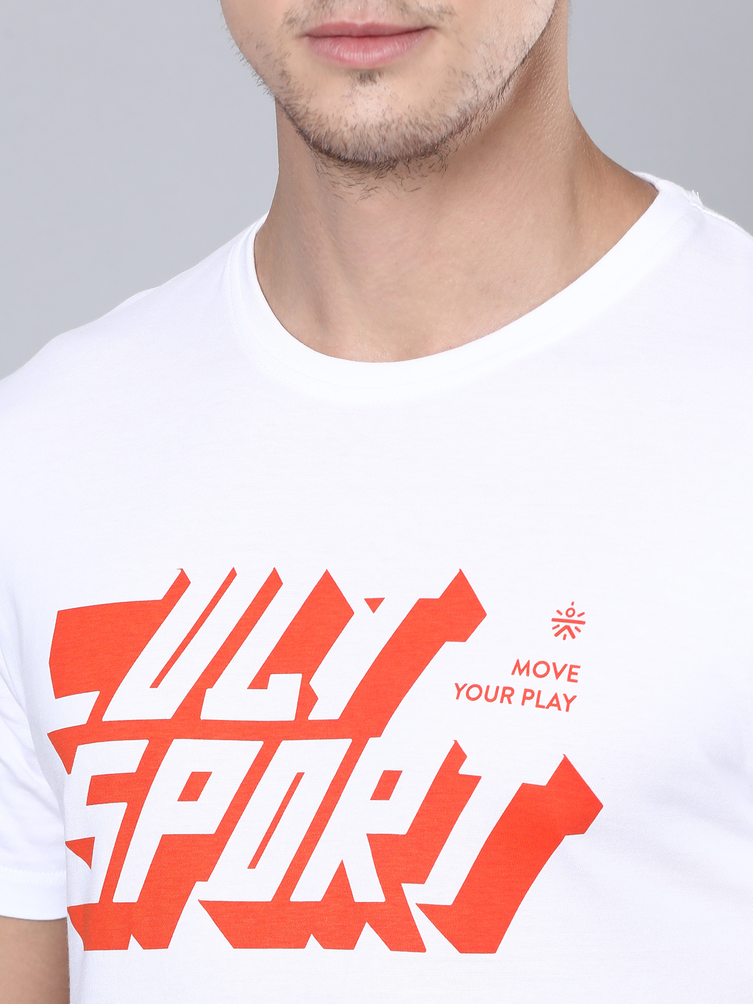 Flydry Cotton DimeWhite Workout Tee