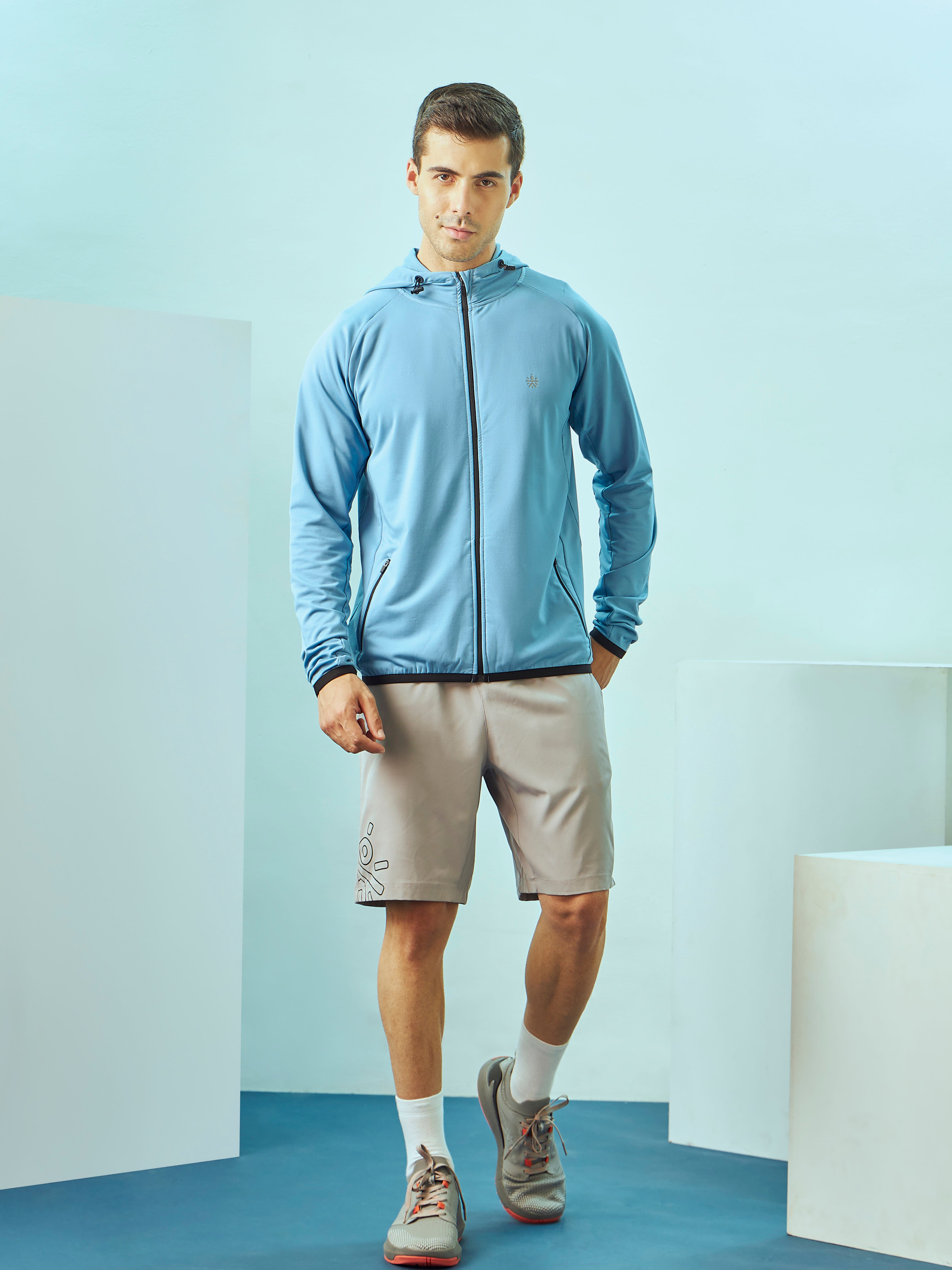 Zip-Front Hooded Jacket