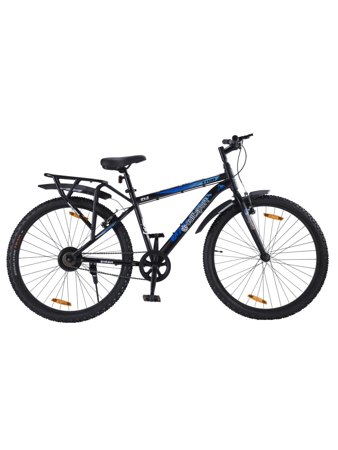 StudIBC27.5Black Steel Single Speed 27.5 inch Mountain Cycle with Single Wall Rim and Rigid Fork