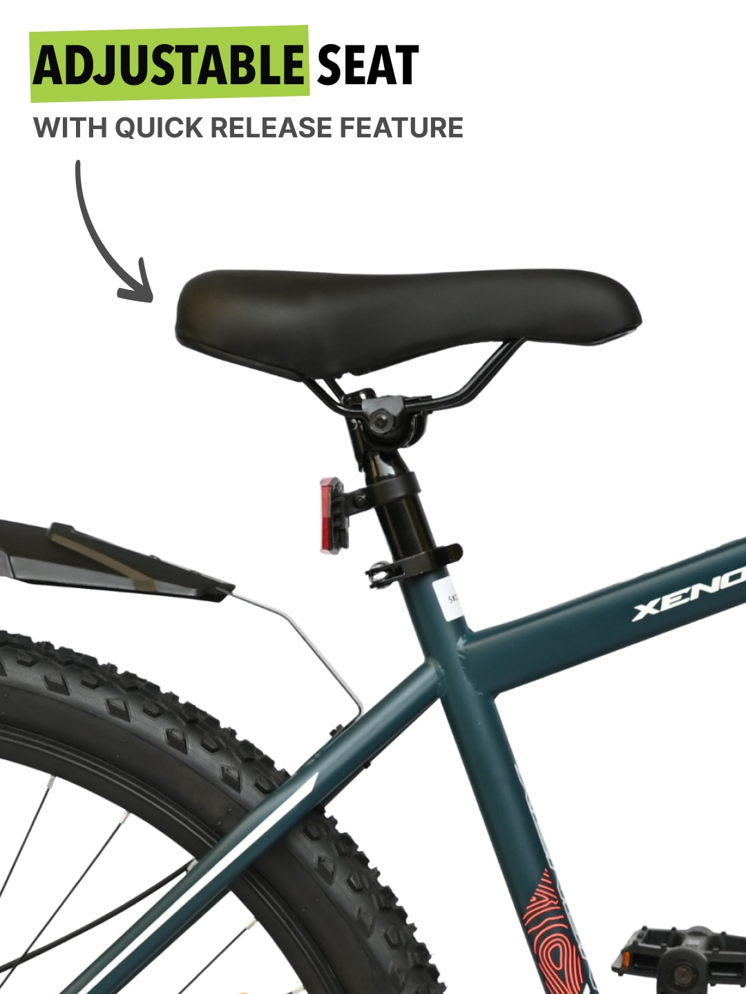 XENON29TBLUE Steel Single Speed 29 inch Mountain Cycle, Front Suspension and Double Wall Rim