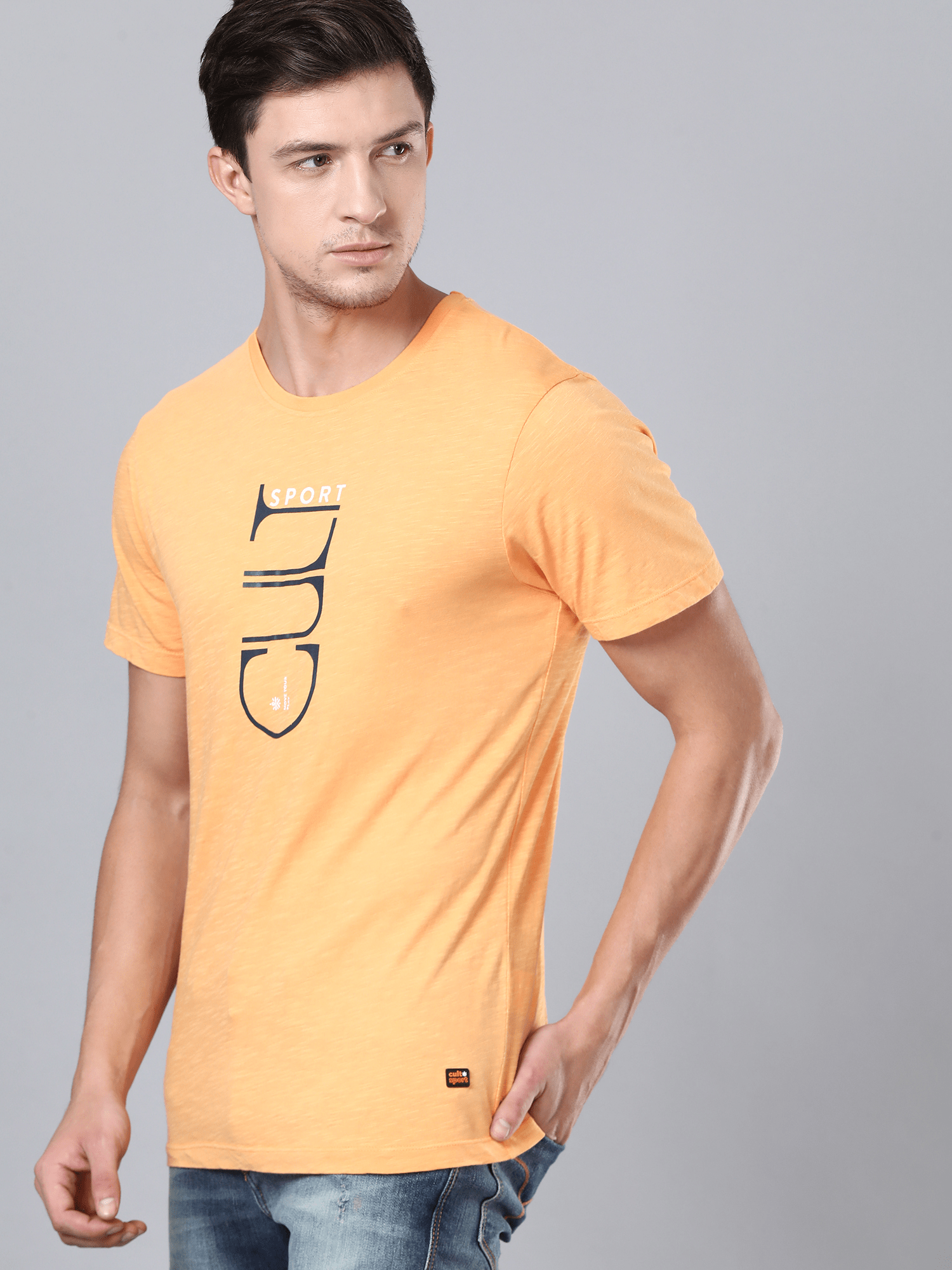 Everyday Mark Yellow Casual Tee