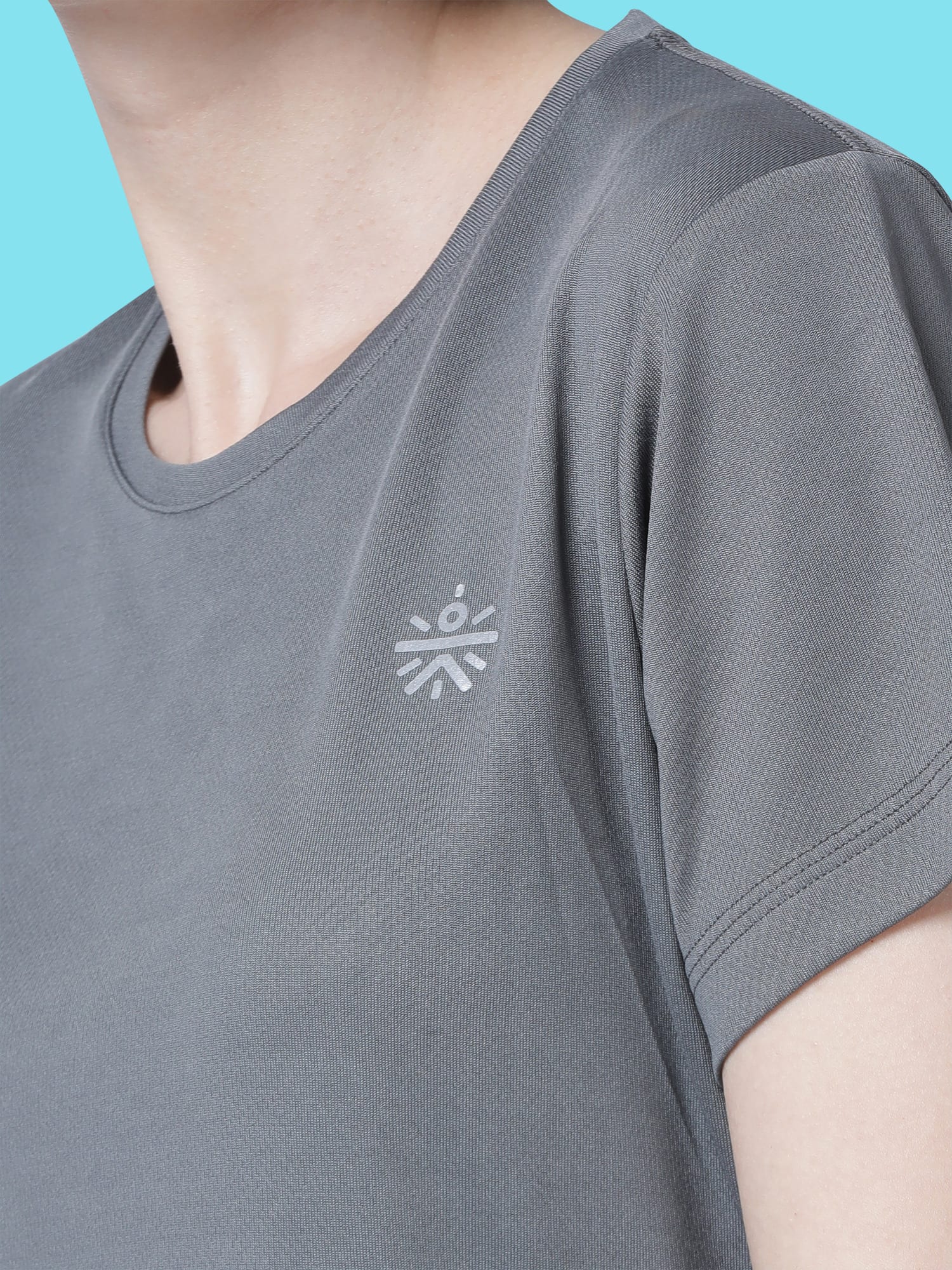 Vital Finish Grey Running Relaxed Tee