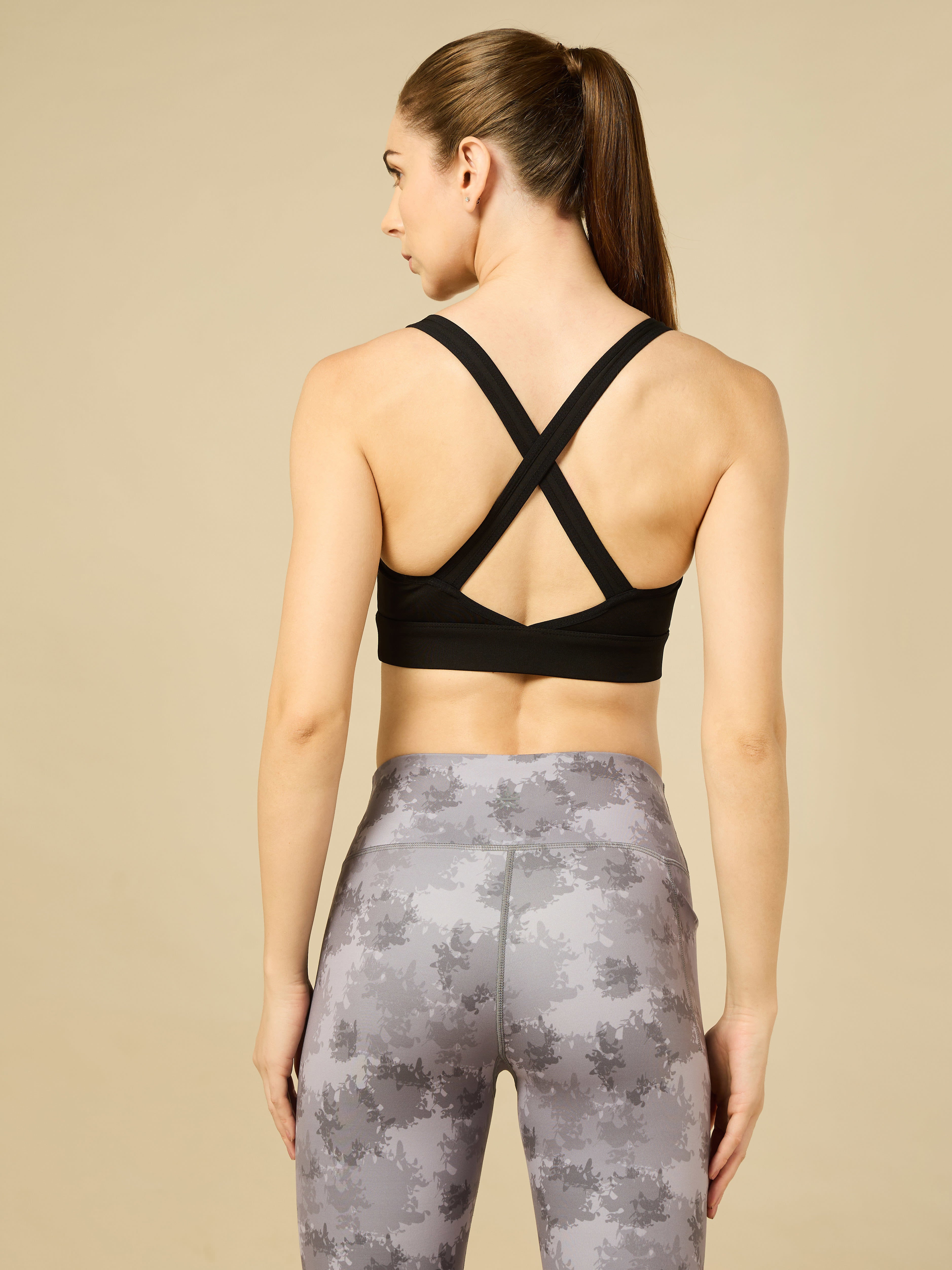 Cult Black Criss Cross Back Bra