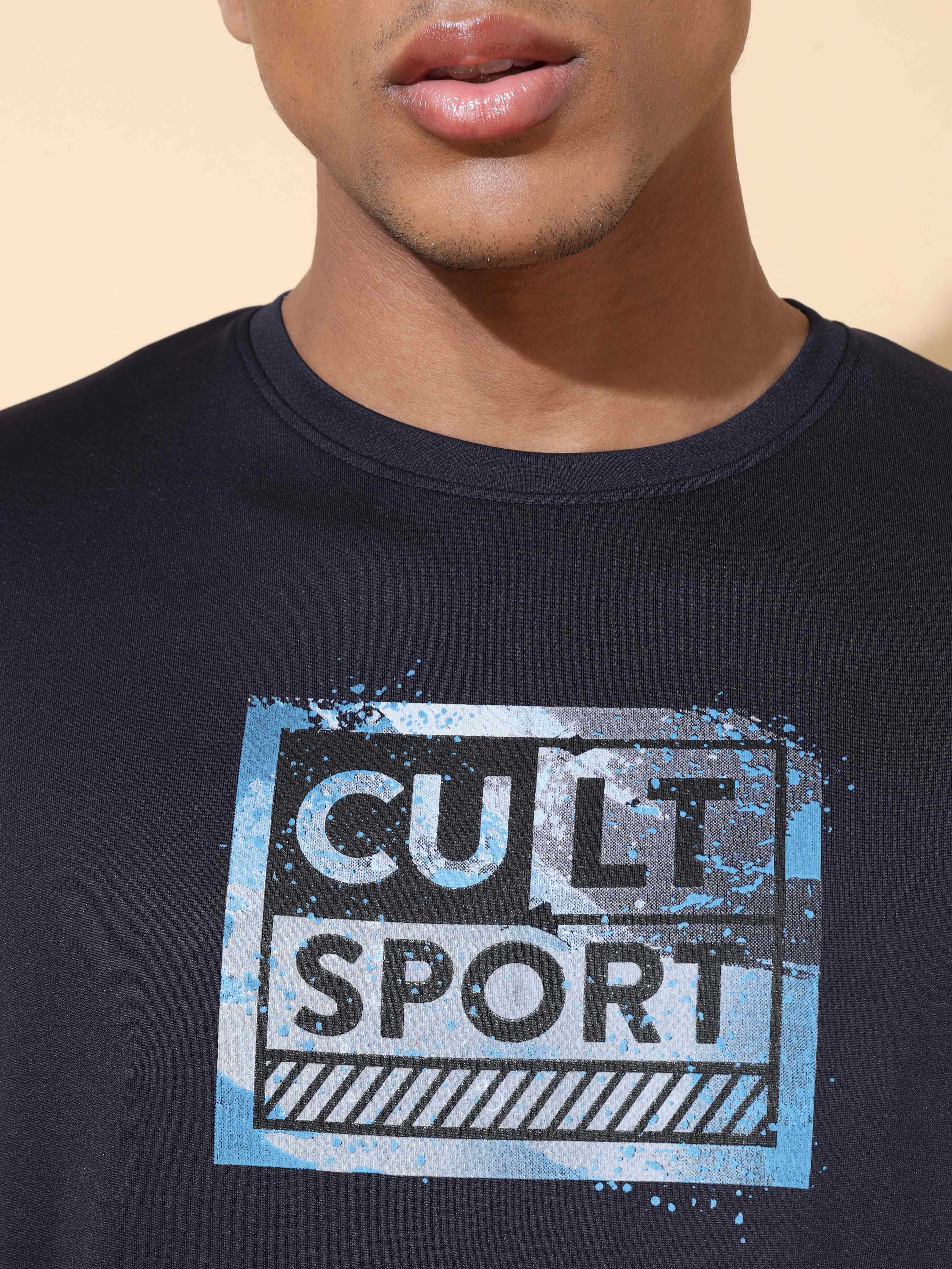 Performance T-shirt with Graphic Print