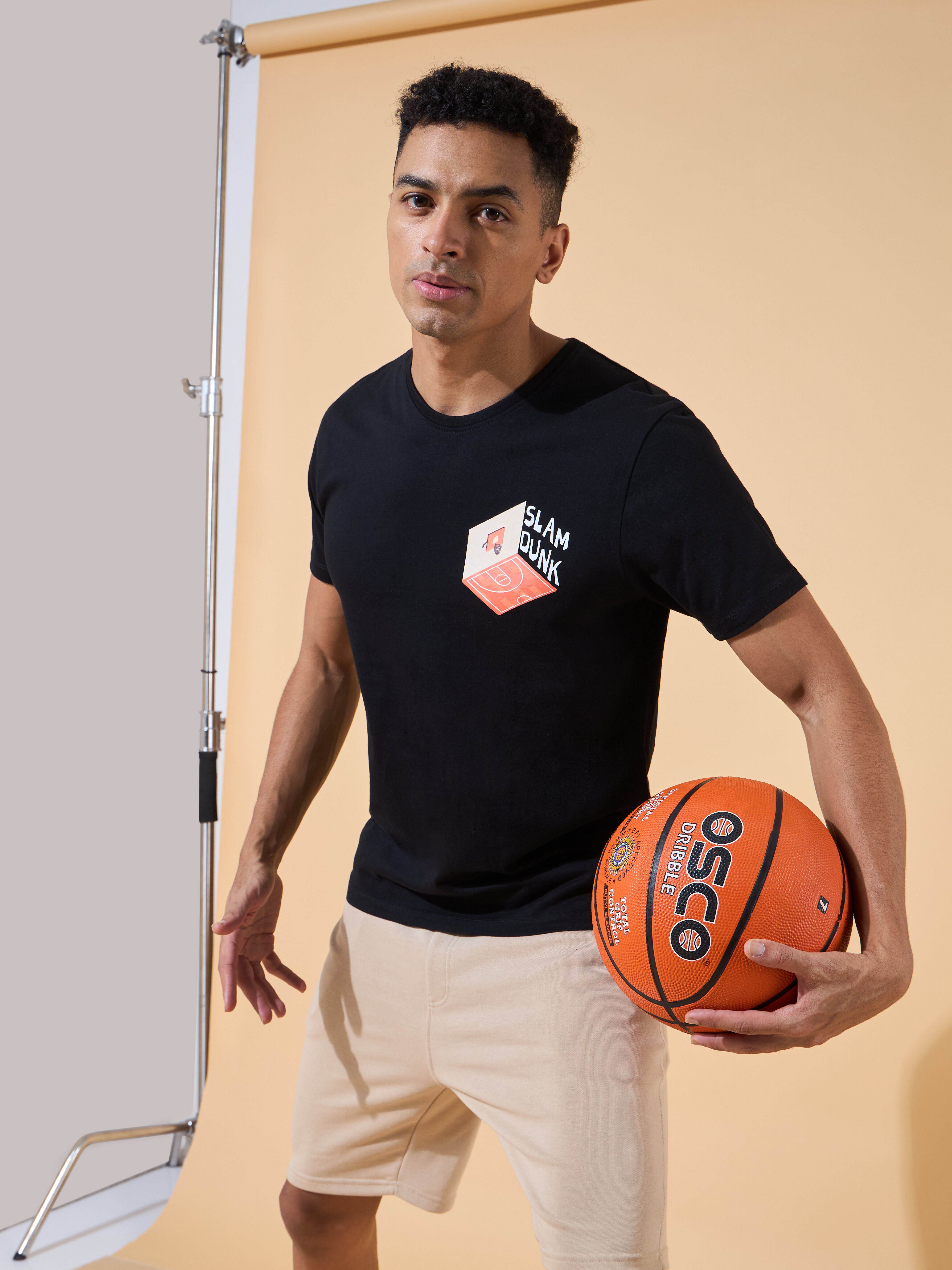 Slam Dunk Miniature Print T-shirt