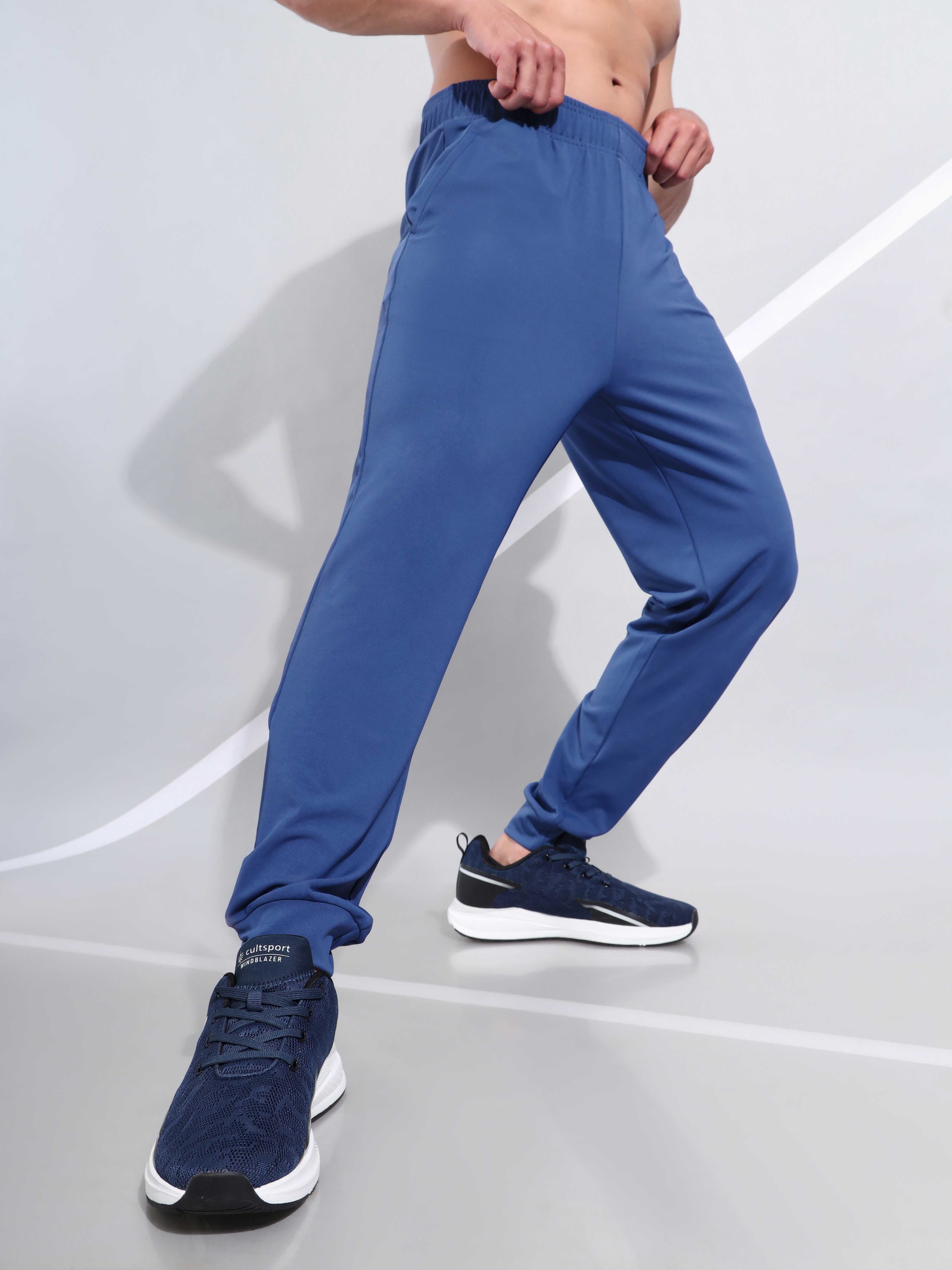 Solid Training Joggers with Pockets