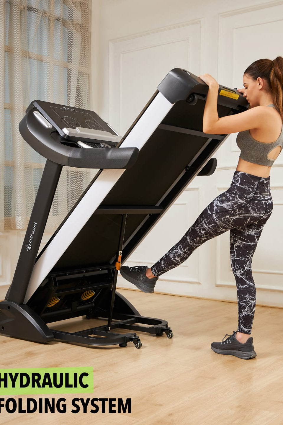Smartrun Dallas 7 HP Peak Treadmill | 15-level Auto-Incline | Max Weight-150kg | Max Speed-20kmph (with 6 Months Extended Warranty)
