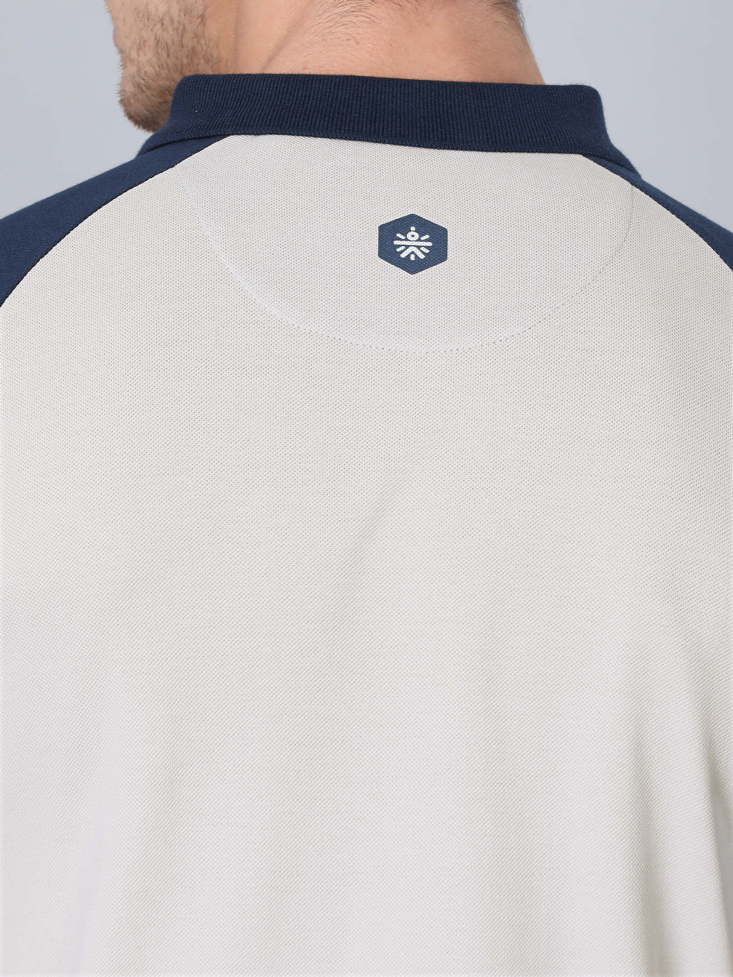 Flydry Cotton GlacierGrey Workout Polo