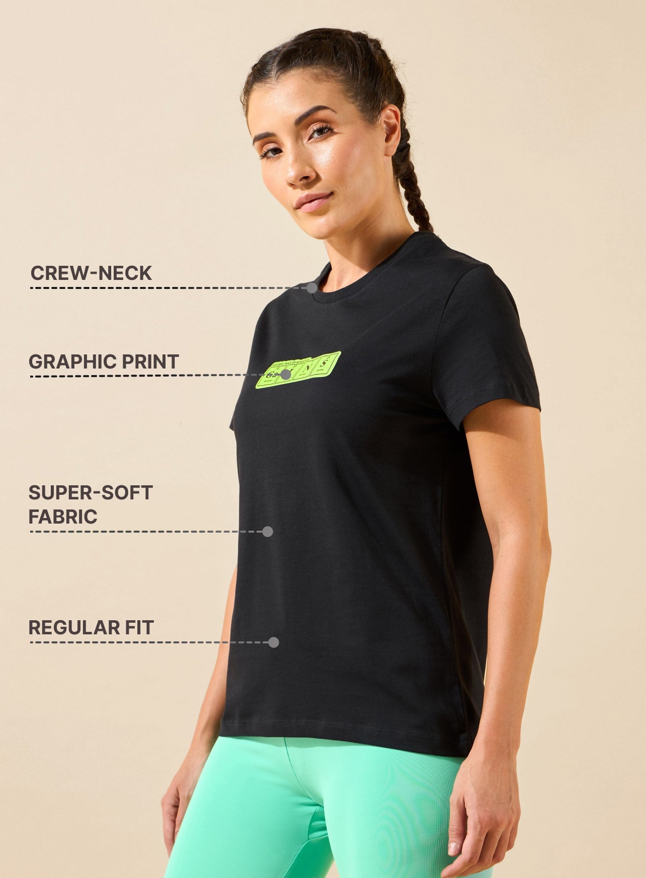 Gains Typographic Training T-shirt