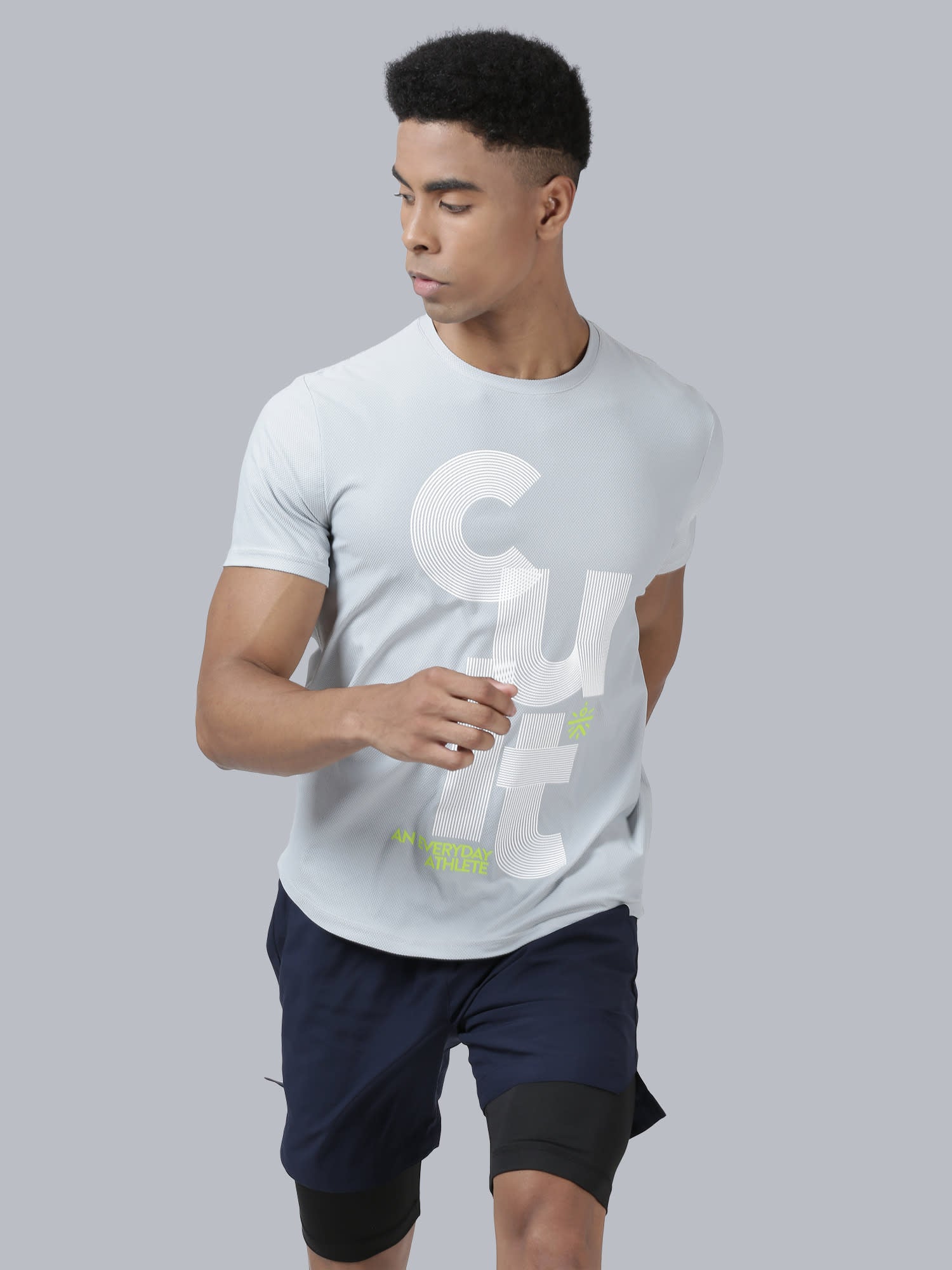 Signature Cult Grey Running Tee