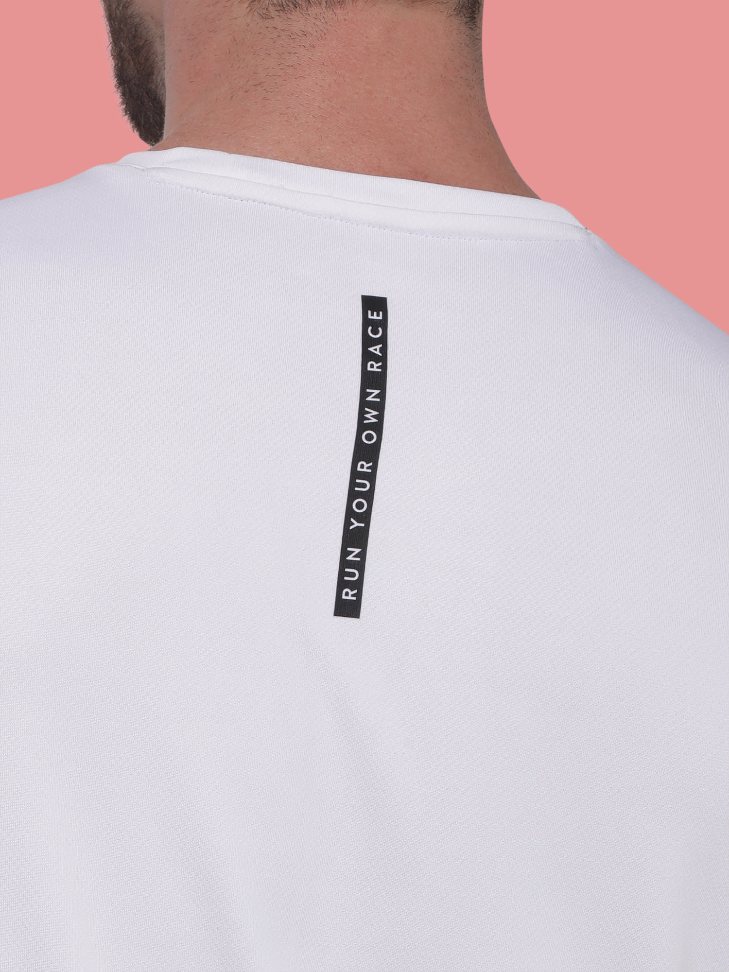 Vital Blaze White Running Relaxed Tee