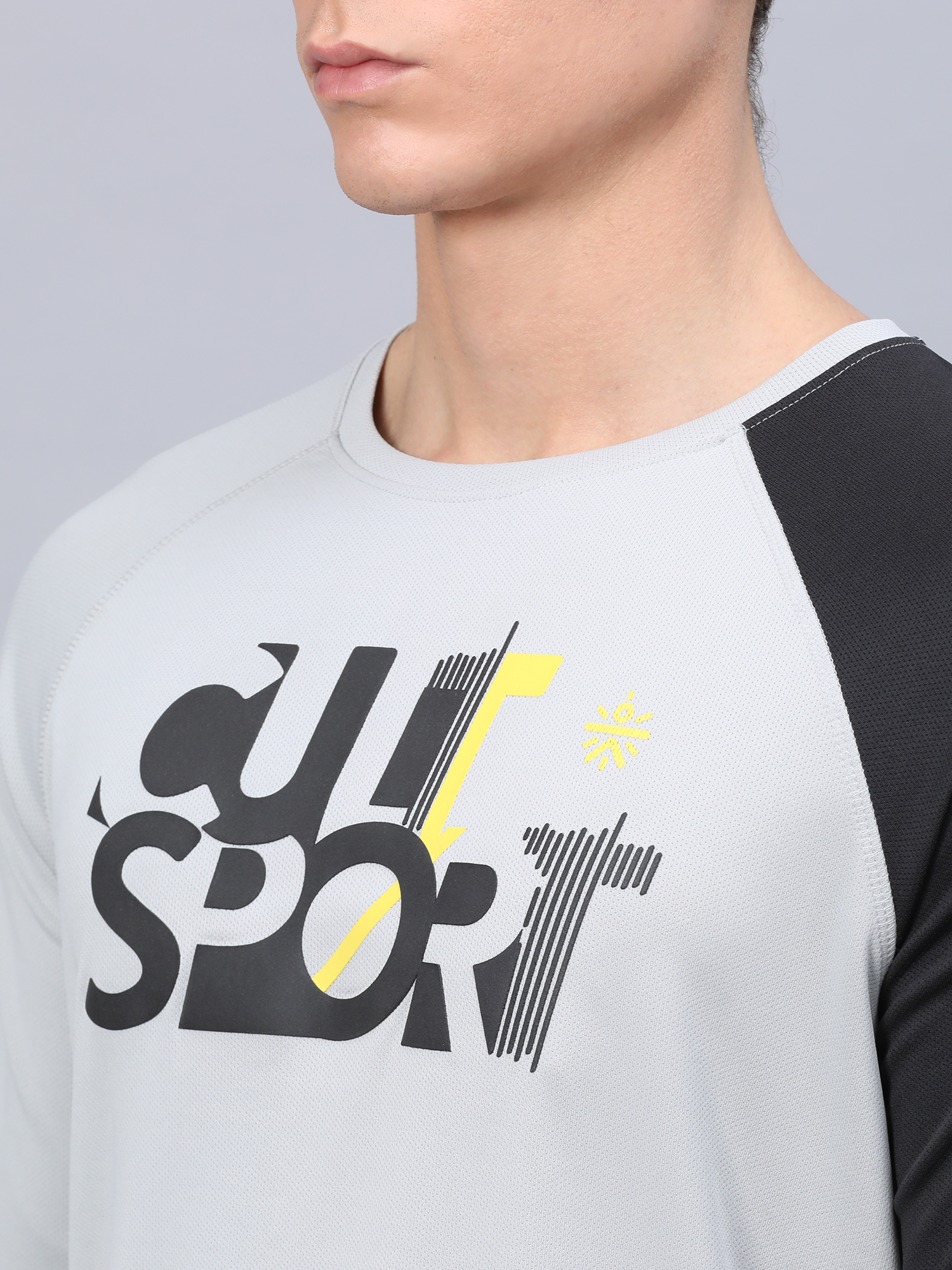 Abstract Unit Grey Tee