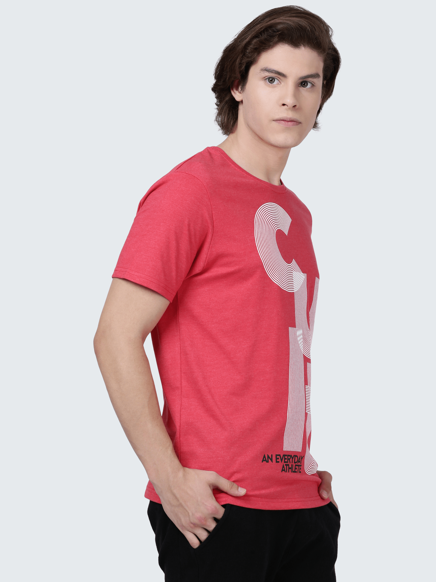 Signature Dot Red Workout Tee