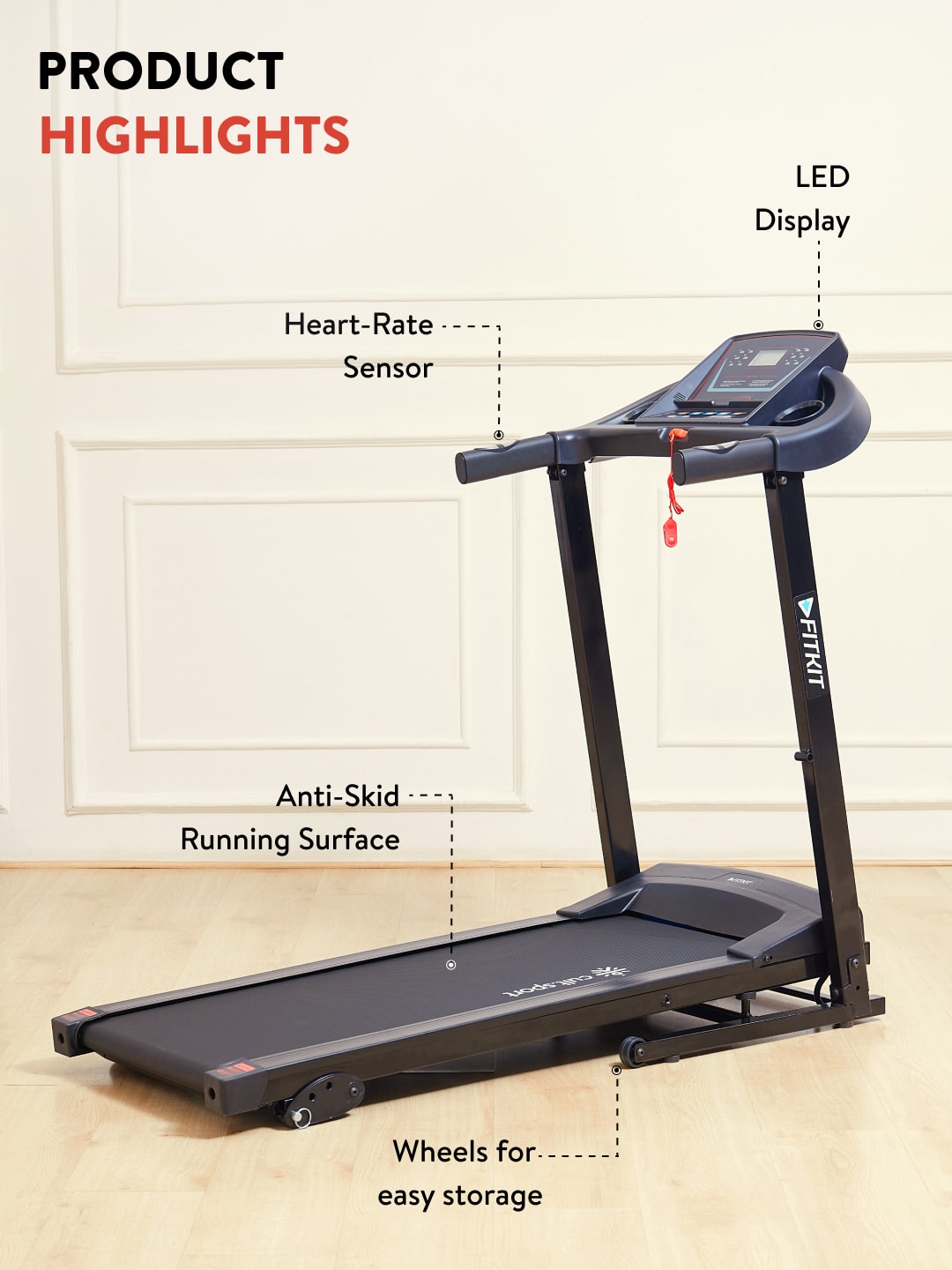 FT98V (2 HP Peak, Manual Incline) Treadmill (with 6 Months extended warranty)