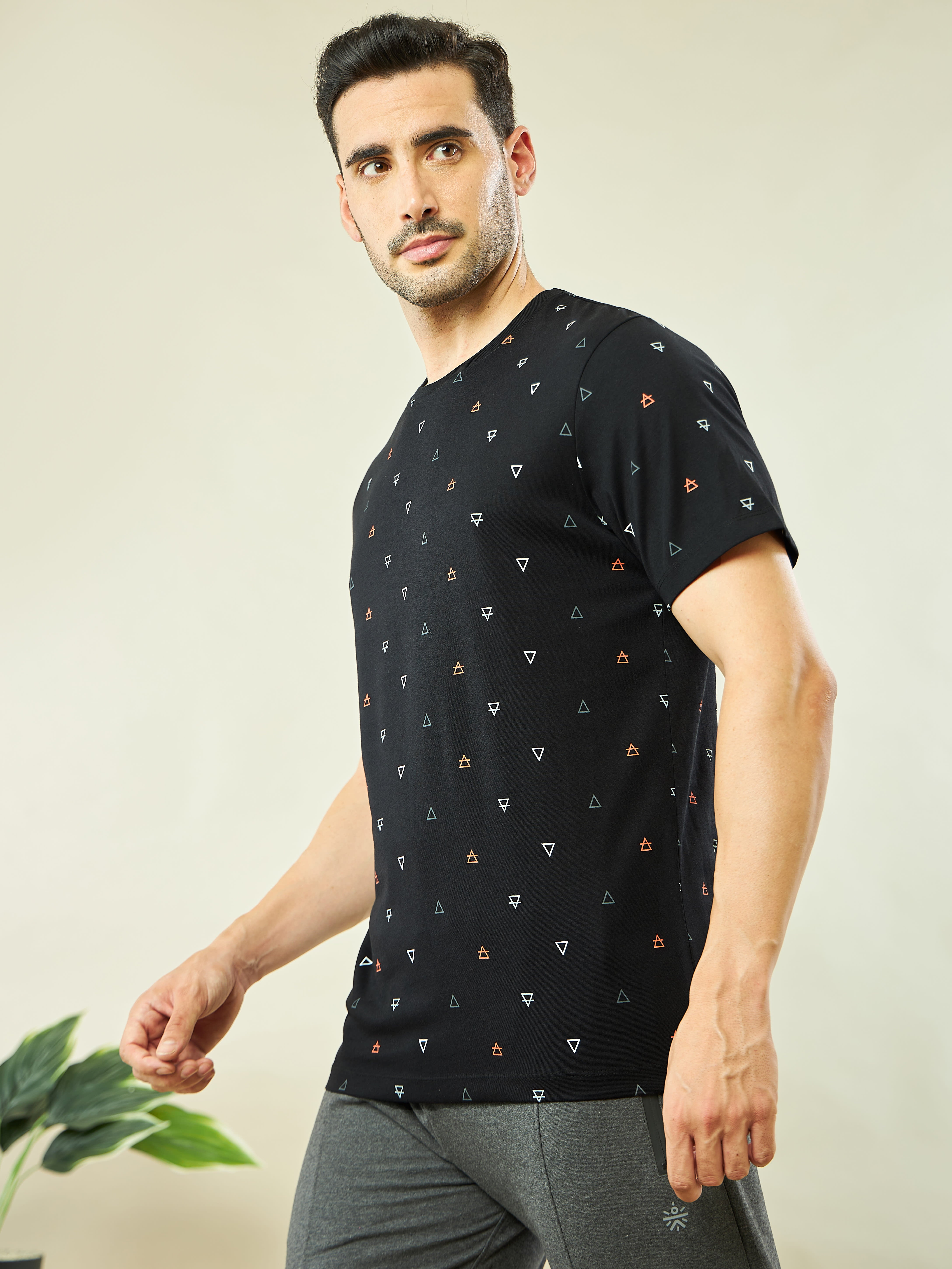 All Over Print Yoga T-shirt