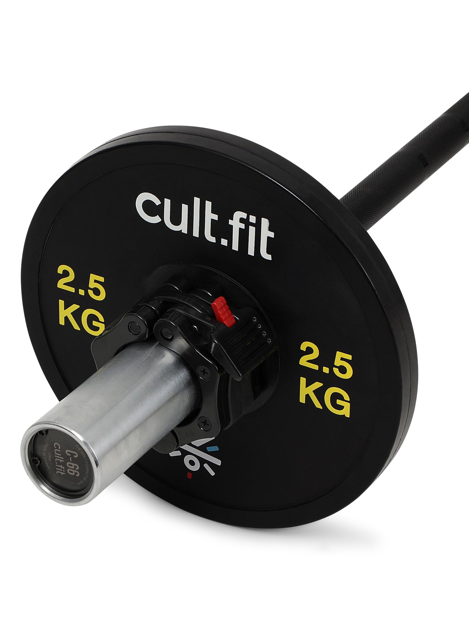 cult.fit Bumper Plate - 2.5 KG x 4 Pcs