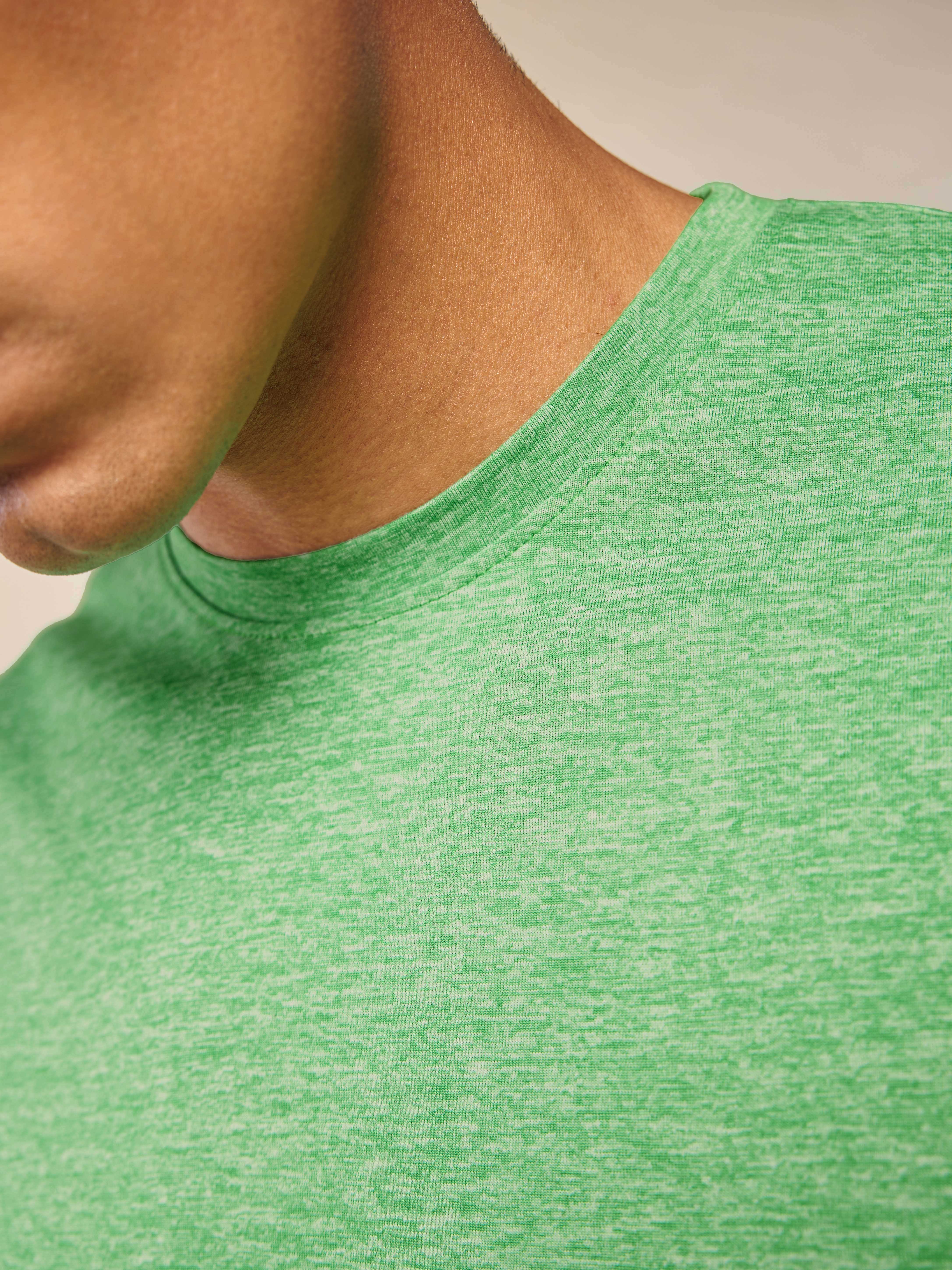 Men's All Day Workout Green Comfortech T-shirt