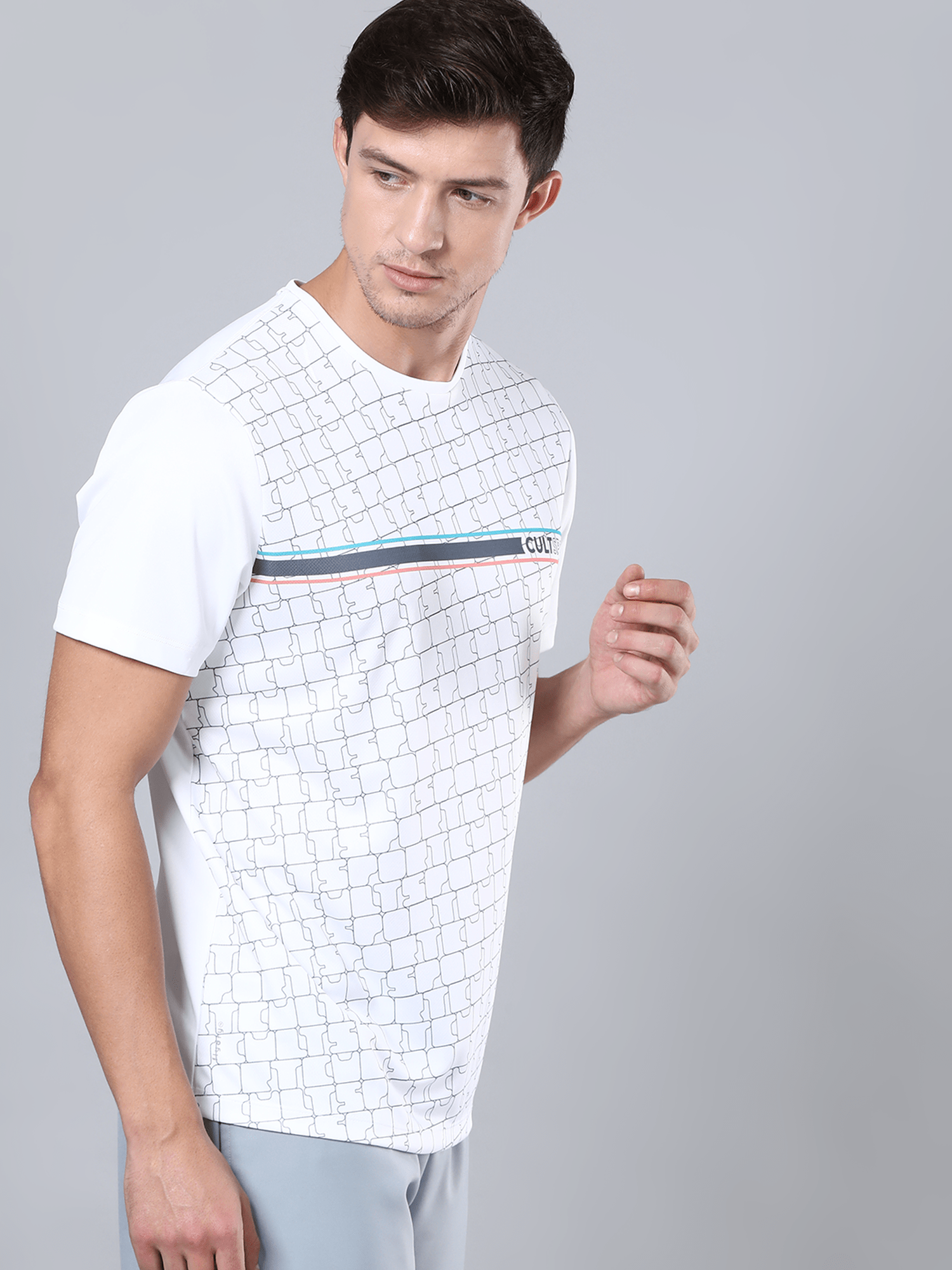 Dugout Pixel White Tee