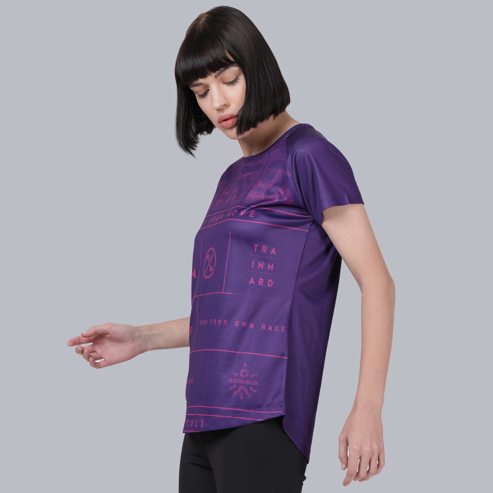 Play Your Move Slim Fit T-shirt - Purple