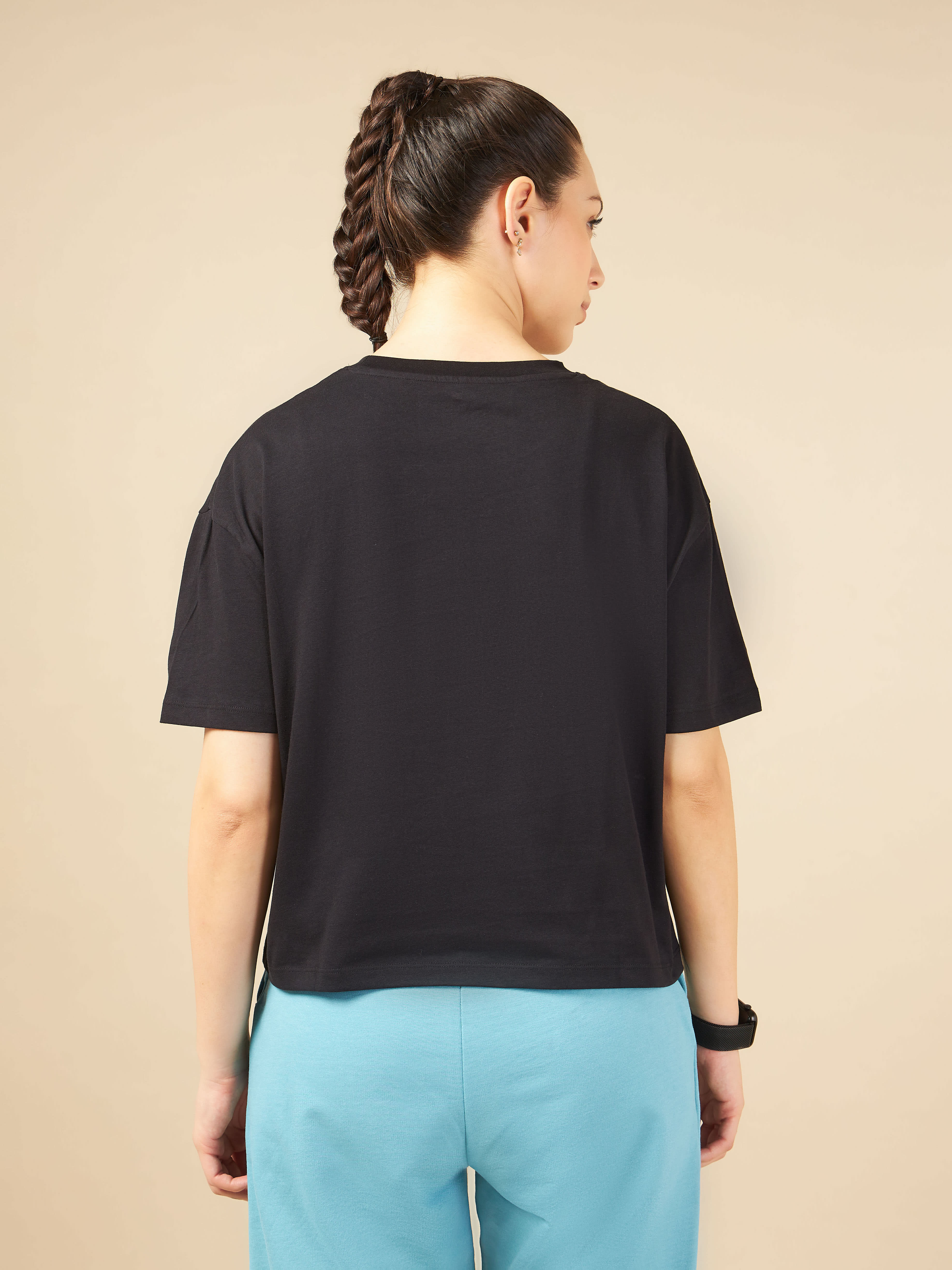 Black Cult Leisure T-shirt for Women