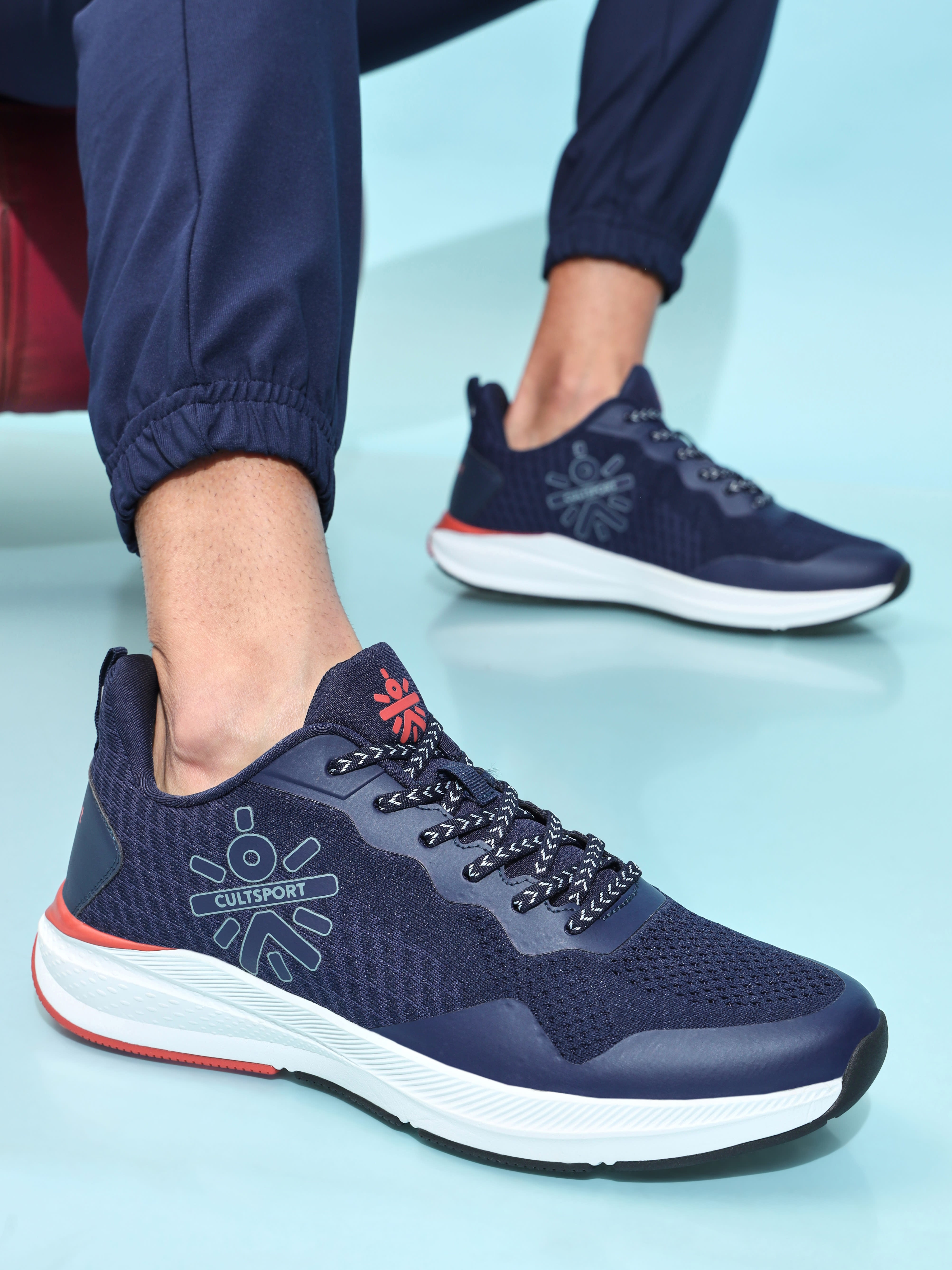 cult Hustle Men Running Shoes - Navy