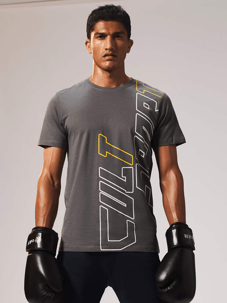 Flydry Cotton GreyStone Workout Tee