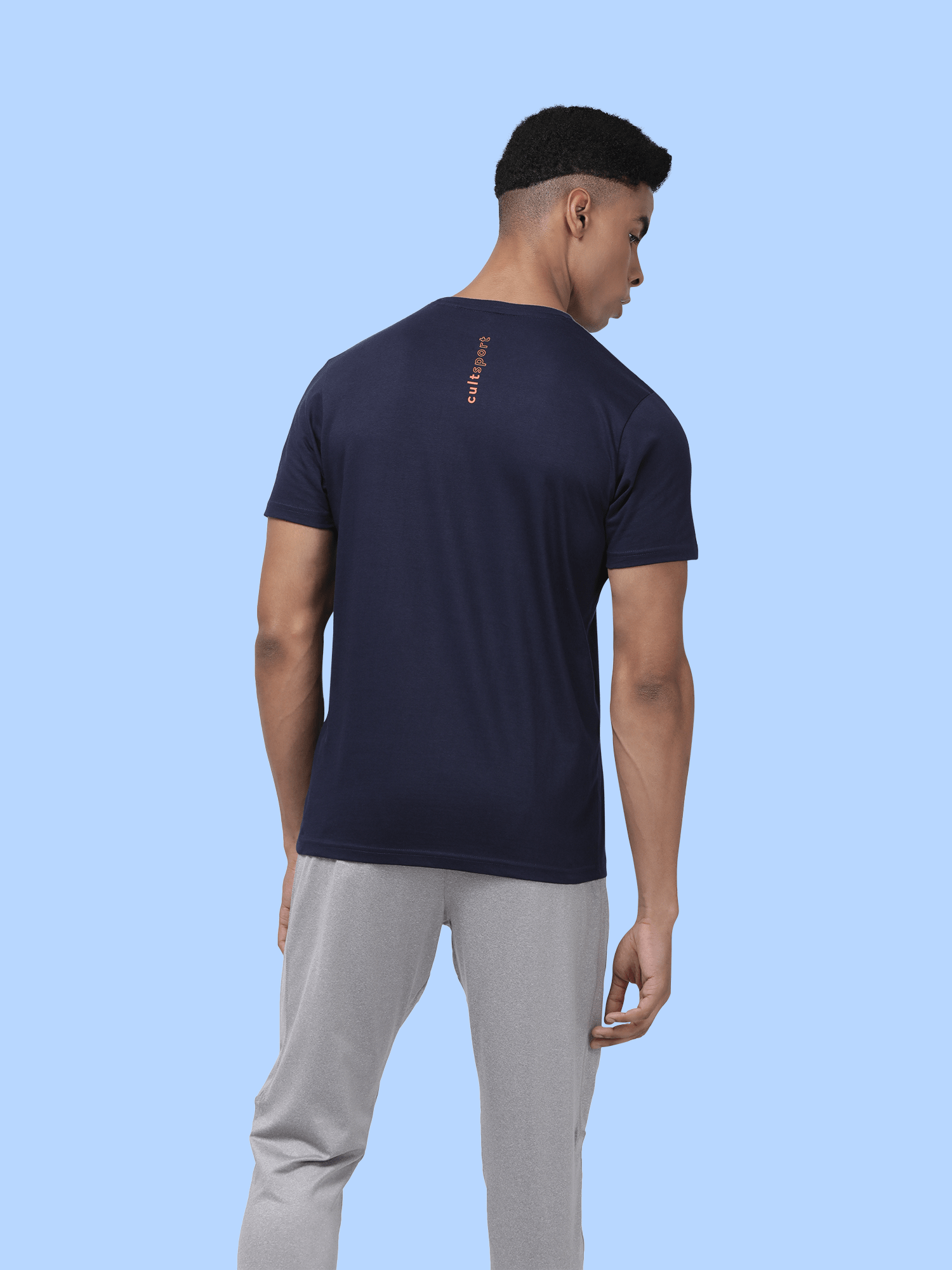 Everydays Ease Navy Cotton Tee