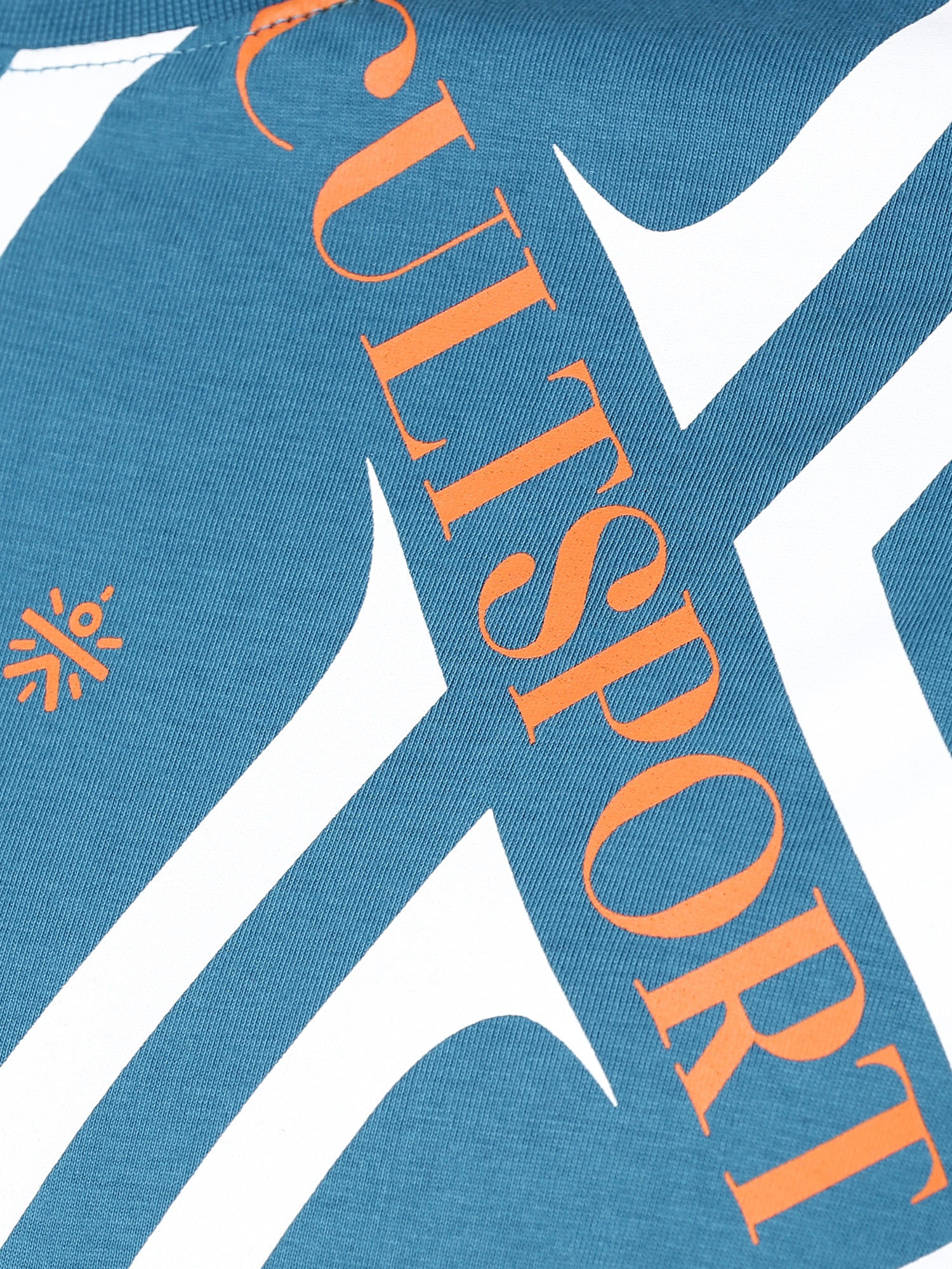 Everydays Mark Teal Cotton Tee