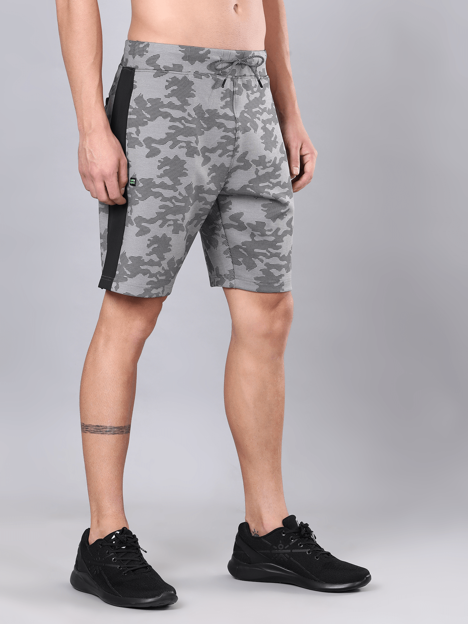 Signature Camo Grey Shorts