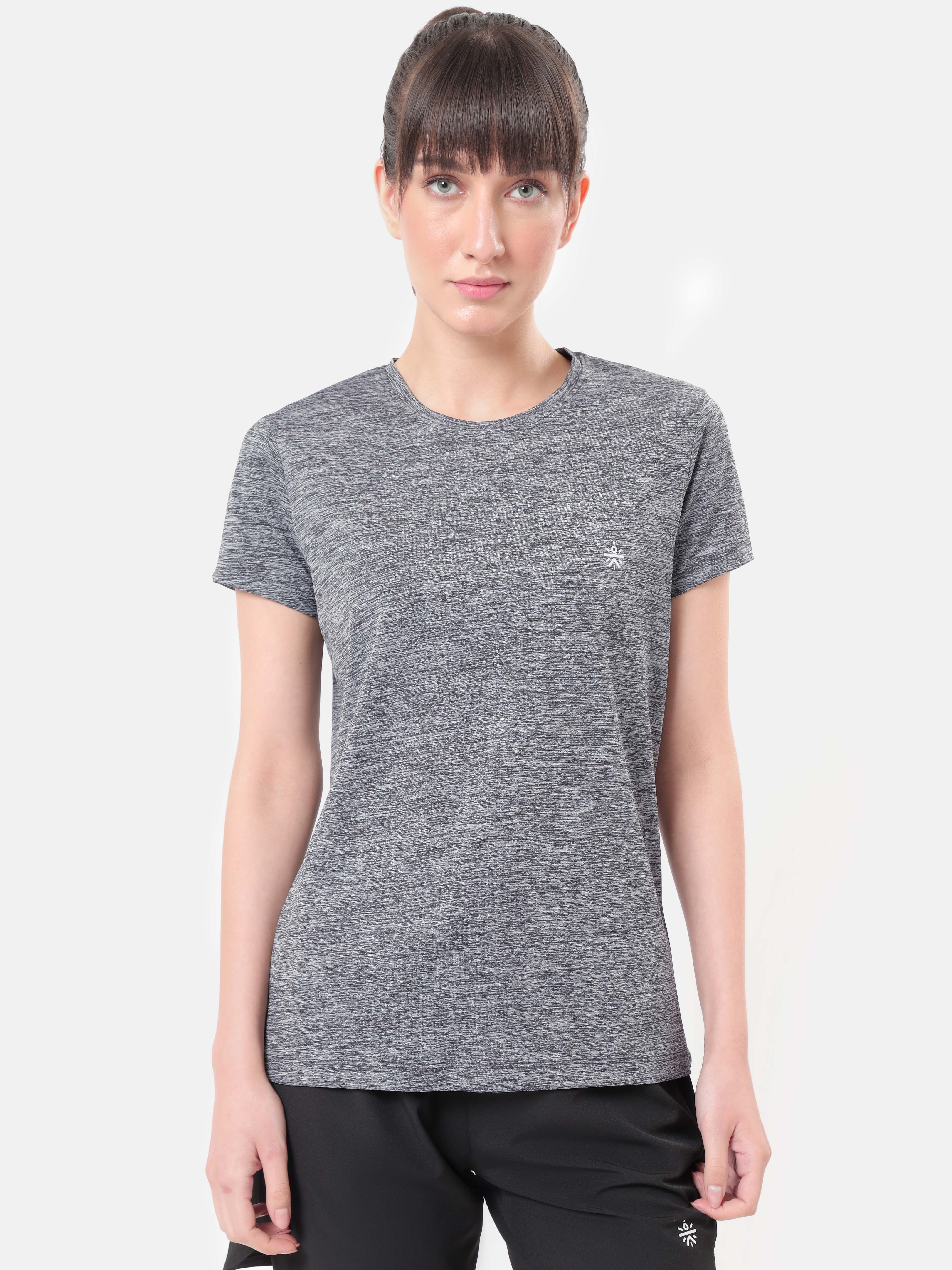 Textured Active T-shirt with Logo Pack of 2