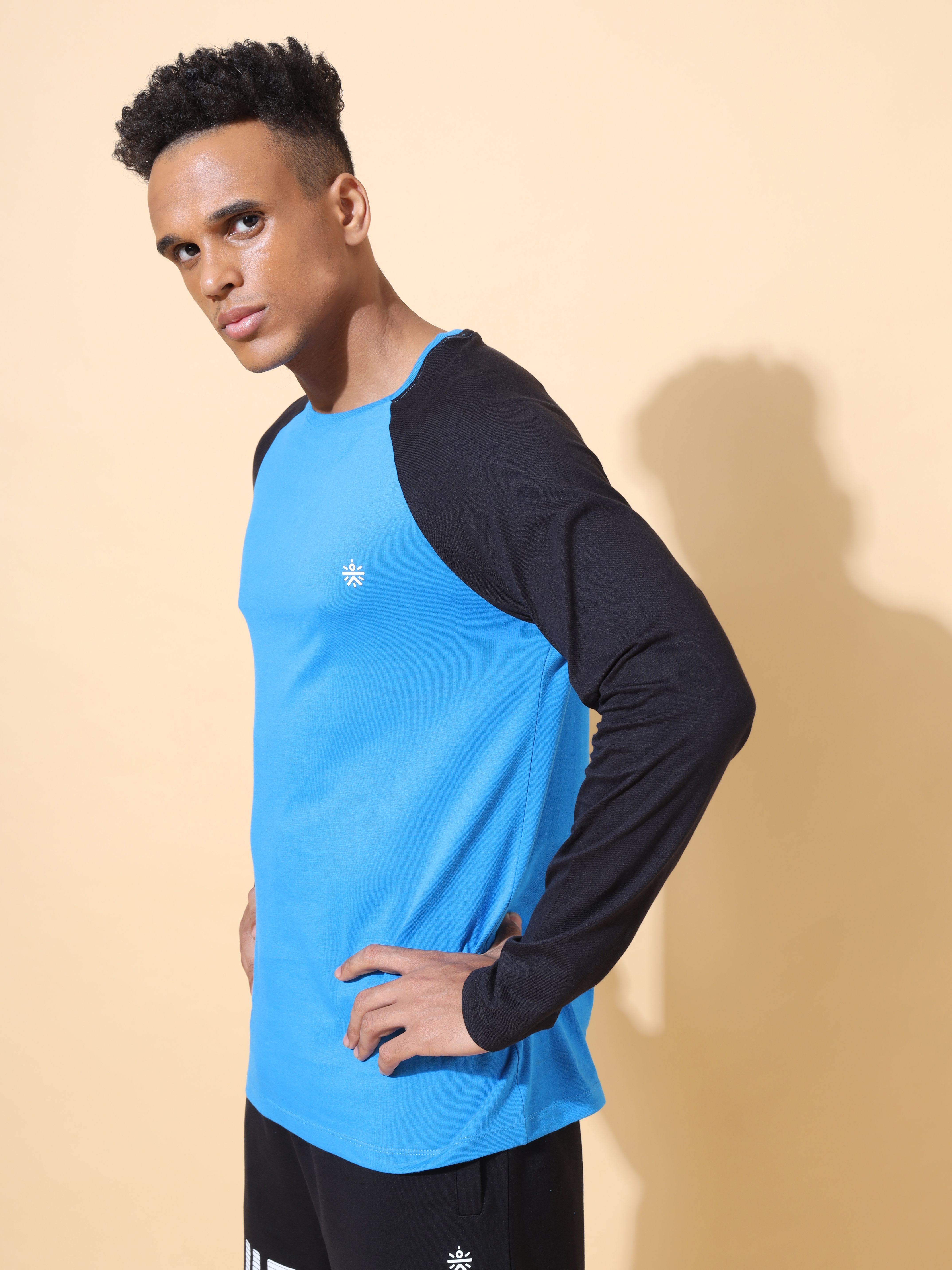 Raglan Sleeve Colourblock T-shirt