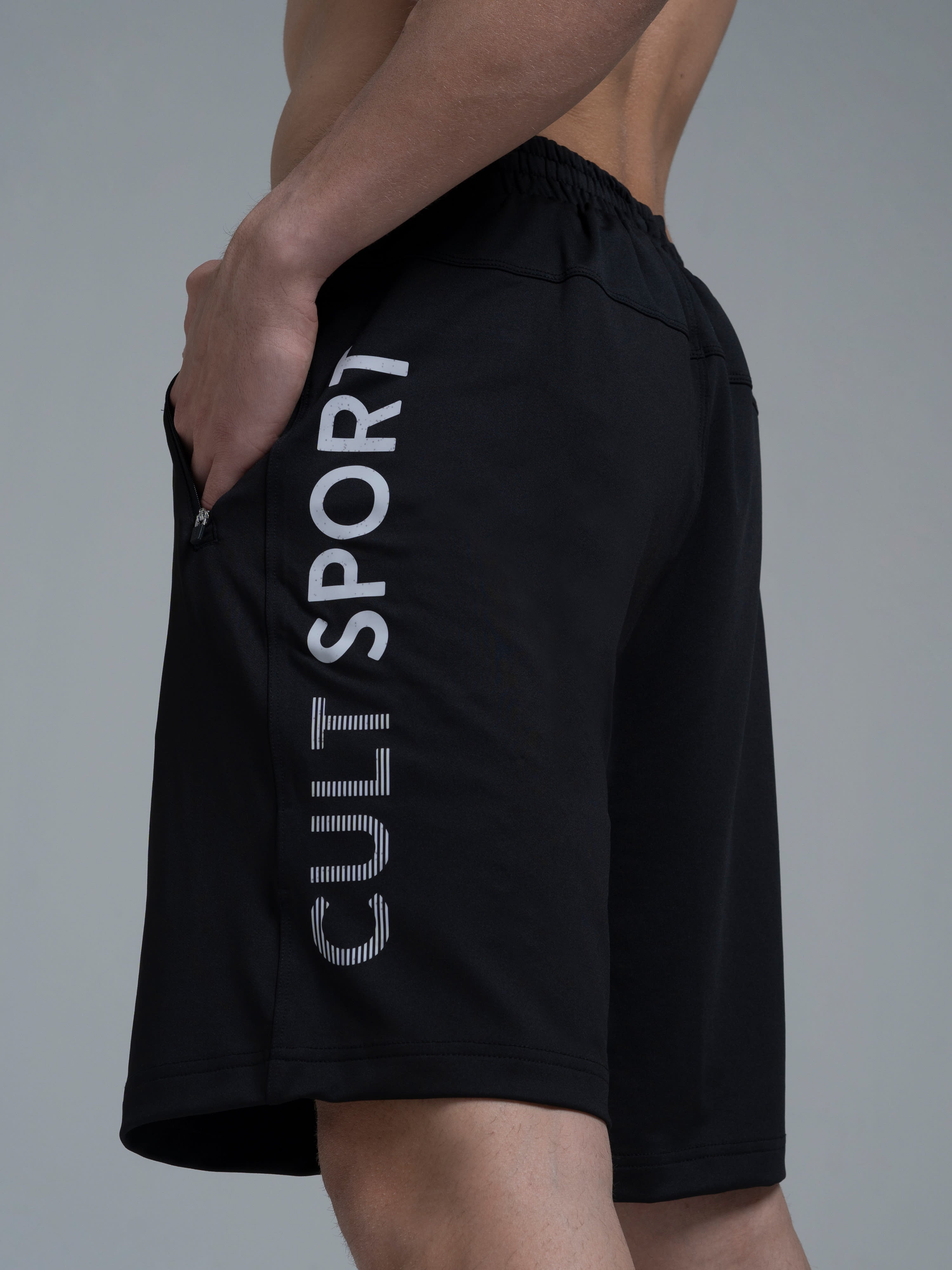 Blakout Signature Black Running Shorts