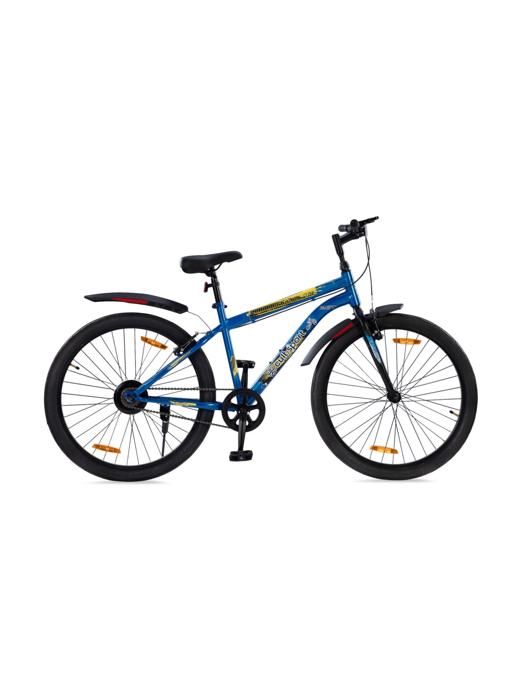ROKKPRO26TBLUE Steel Single Speed 26 inch Mountain Cycle with Single Wall Rim and Rigid Fork