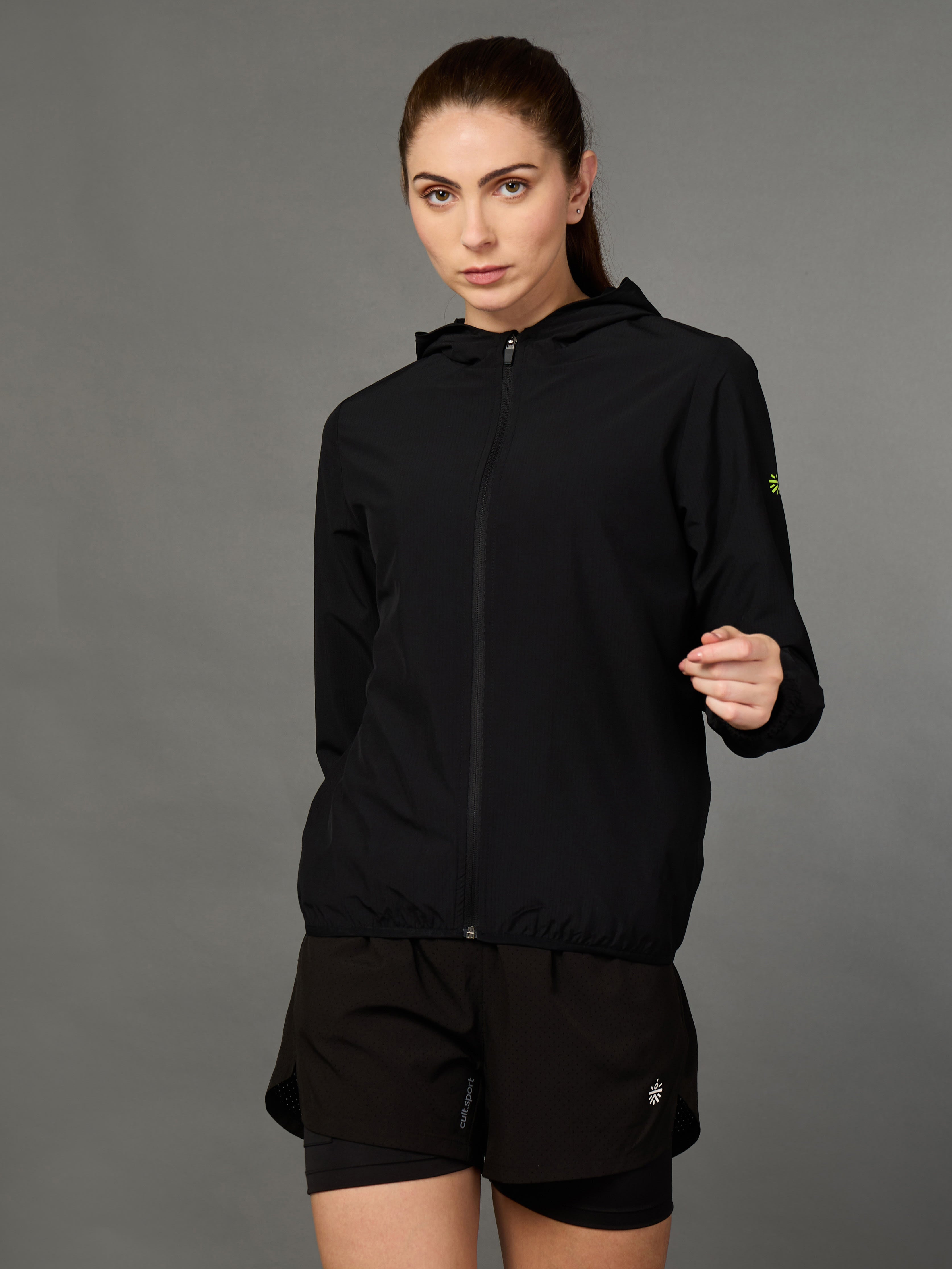 Wind Breaker Black Jacket