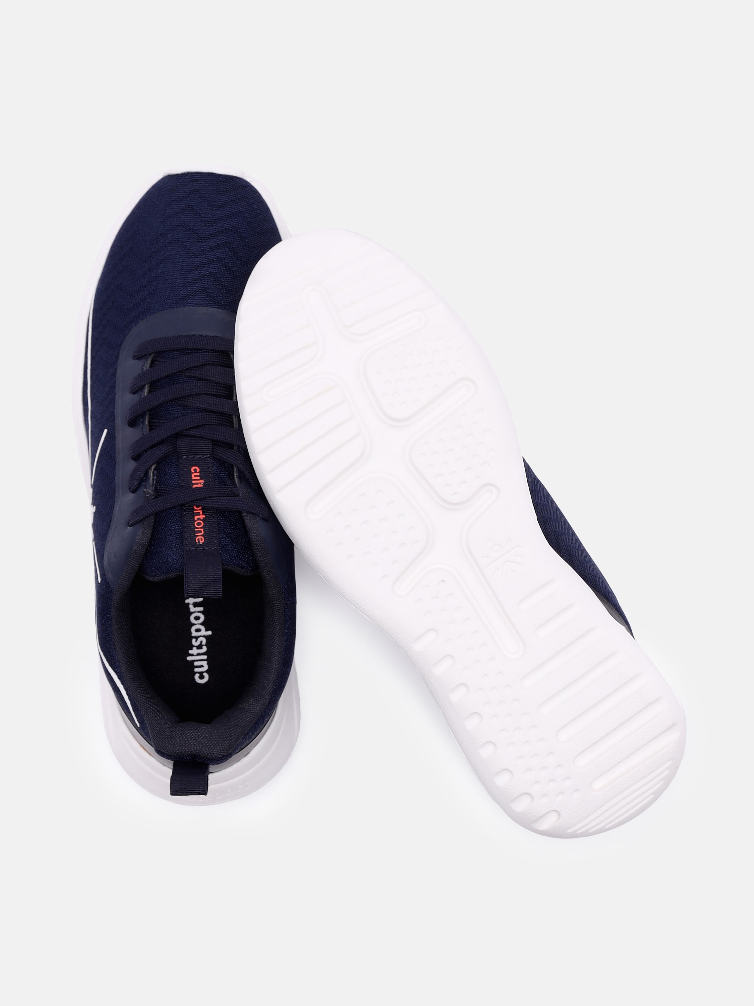 cult Racer Men Running Shoes - Navy Blue/Black