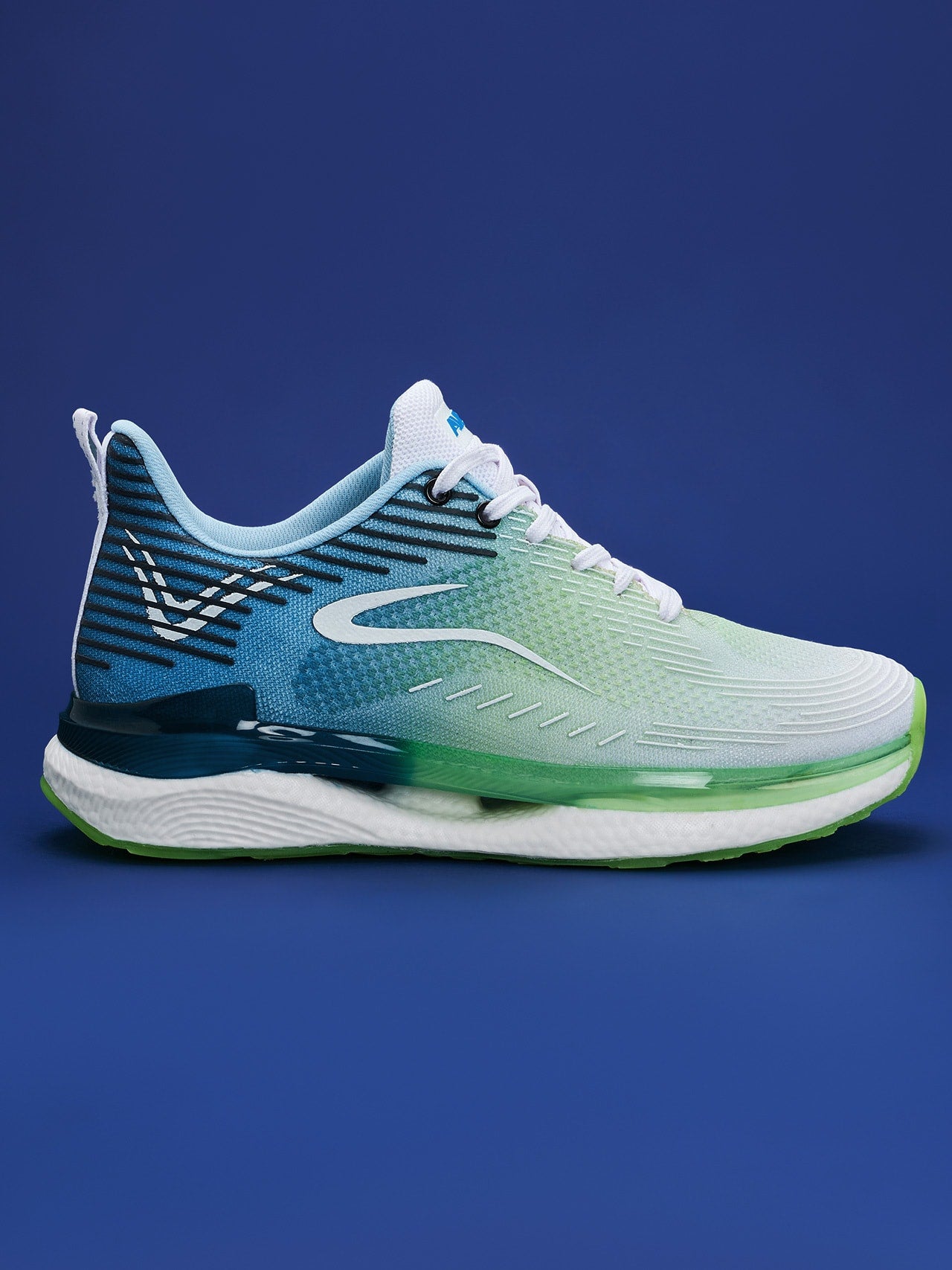 Avant Men's BounceMax Walking shoes-White/Blue/Green