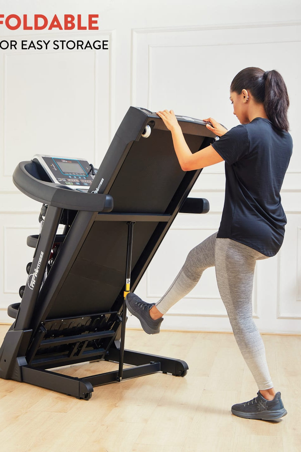 RPM757MI 5.5HP DC Treadmill | 15-level Auto-Incline & Massager | Max Weight-130kg | Max Speed-18kmph (with 6 months extended warranty)